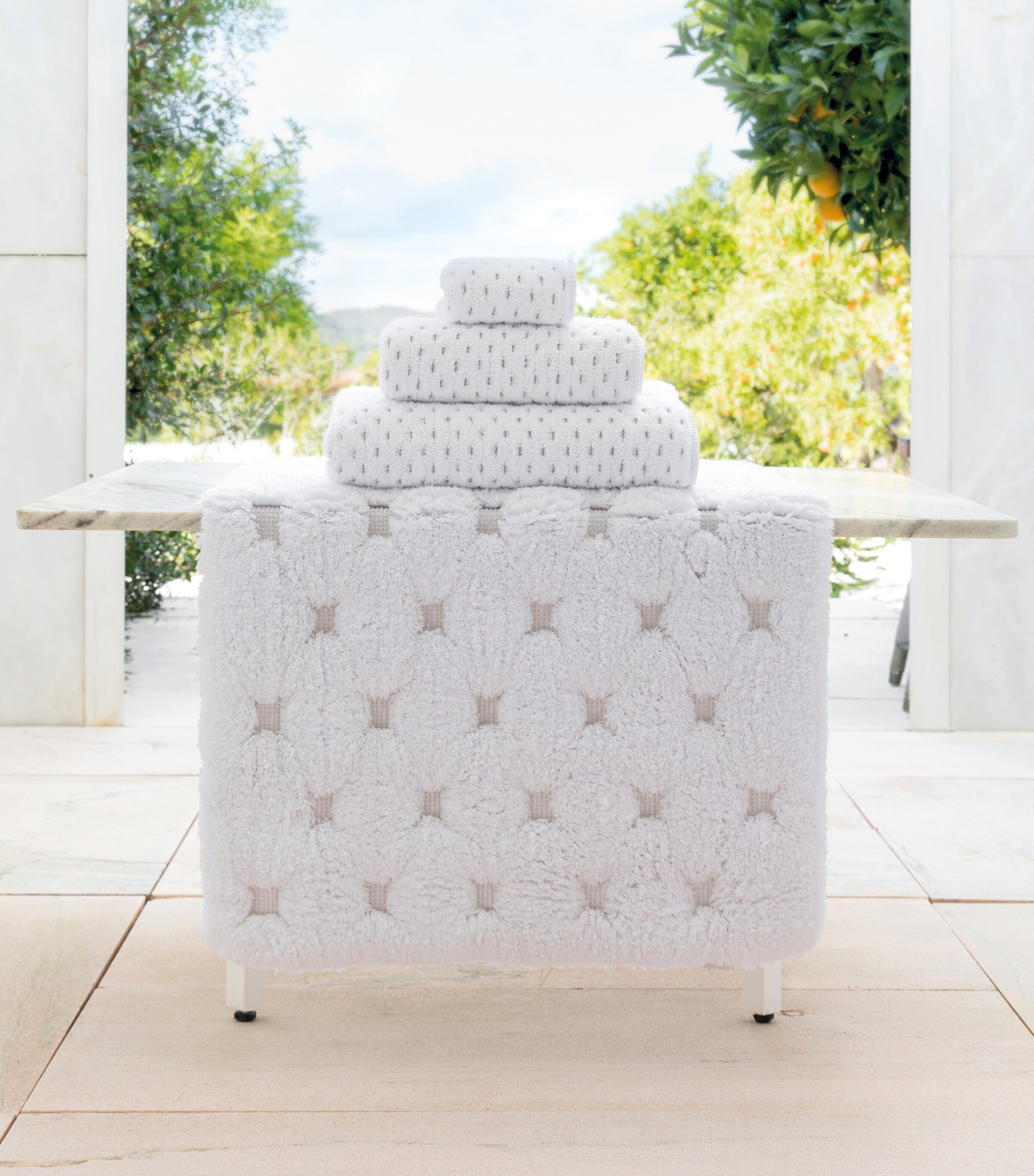 Alice Bath Mat (50cm x 80cm) WHITE Image 2