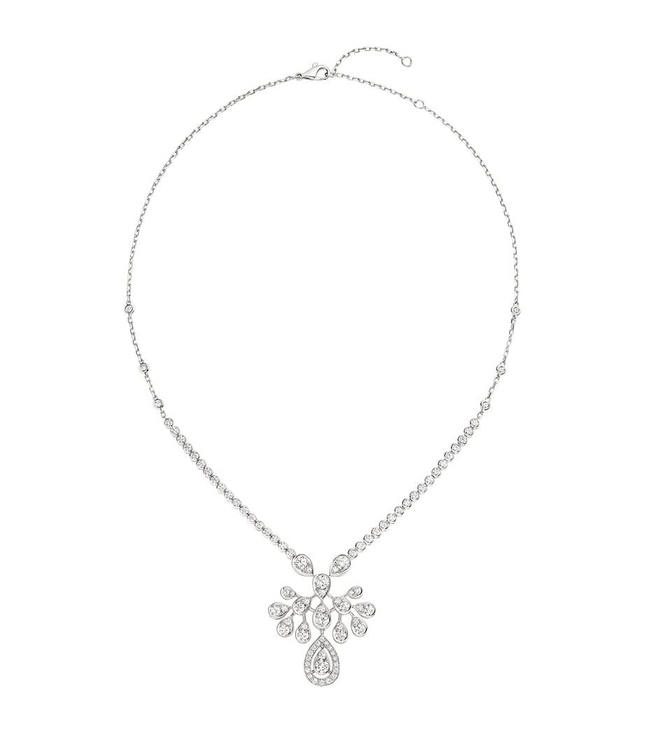White Gold and Diamond Joséphine Aigrette Impériale Pendant Necklace WHITE GOLD Image 1
