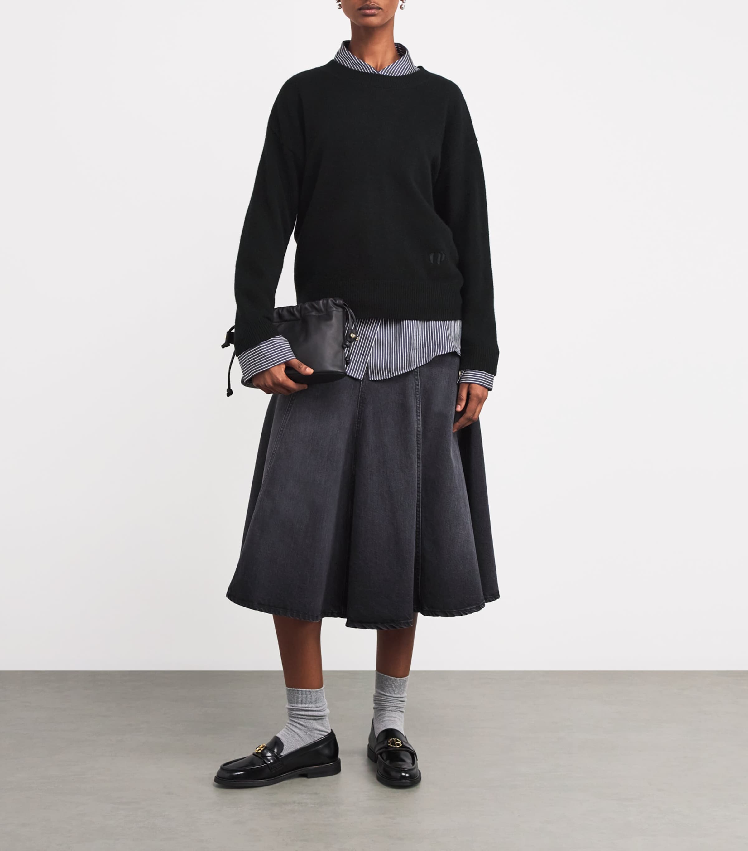 Cashmere Sweater BLACK Image 2