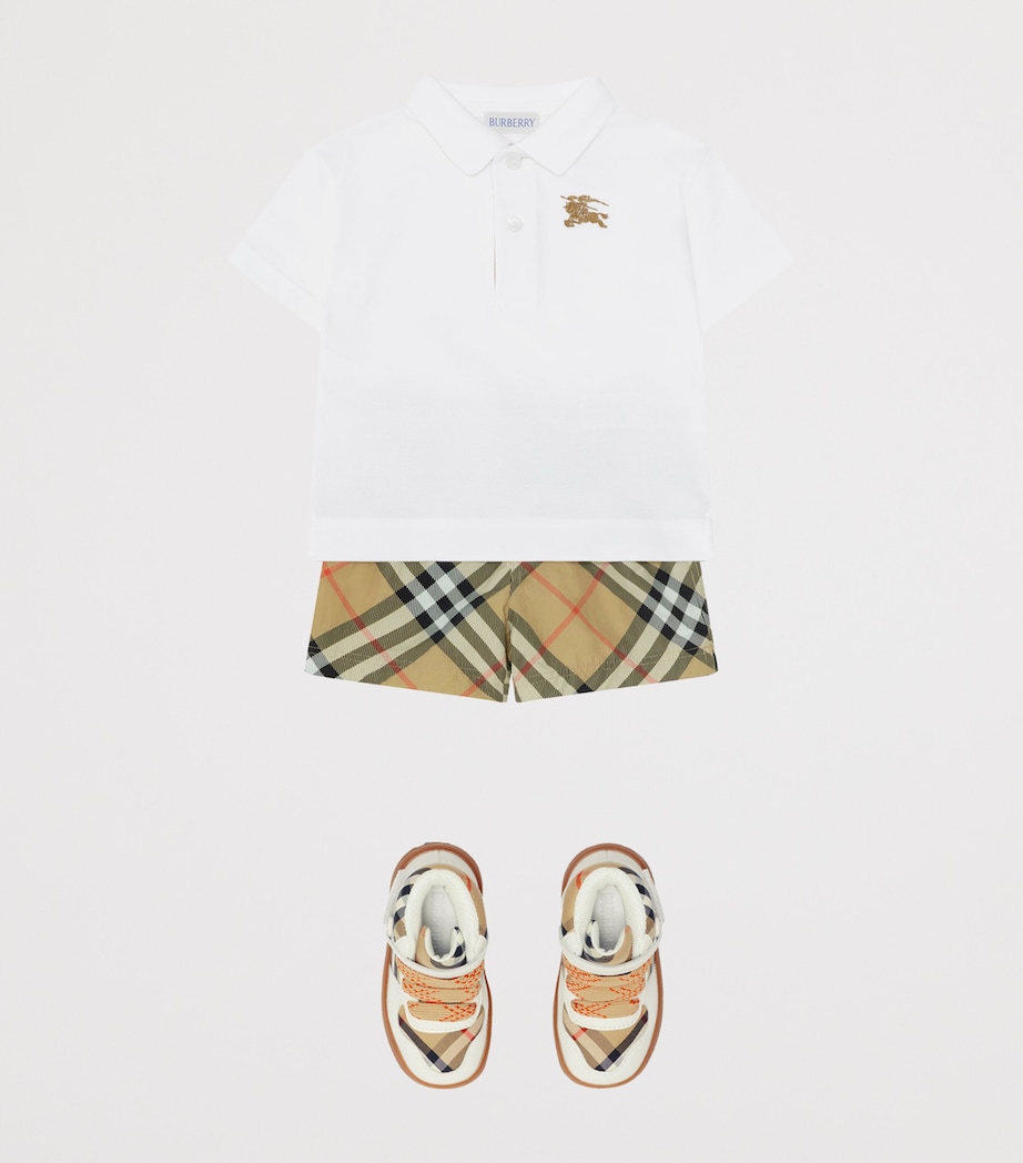 Cotton EKD Polo Shirt (6-24 Months) WHITE OLD Image 4