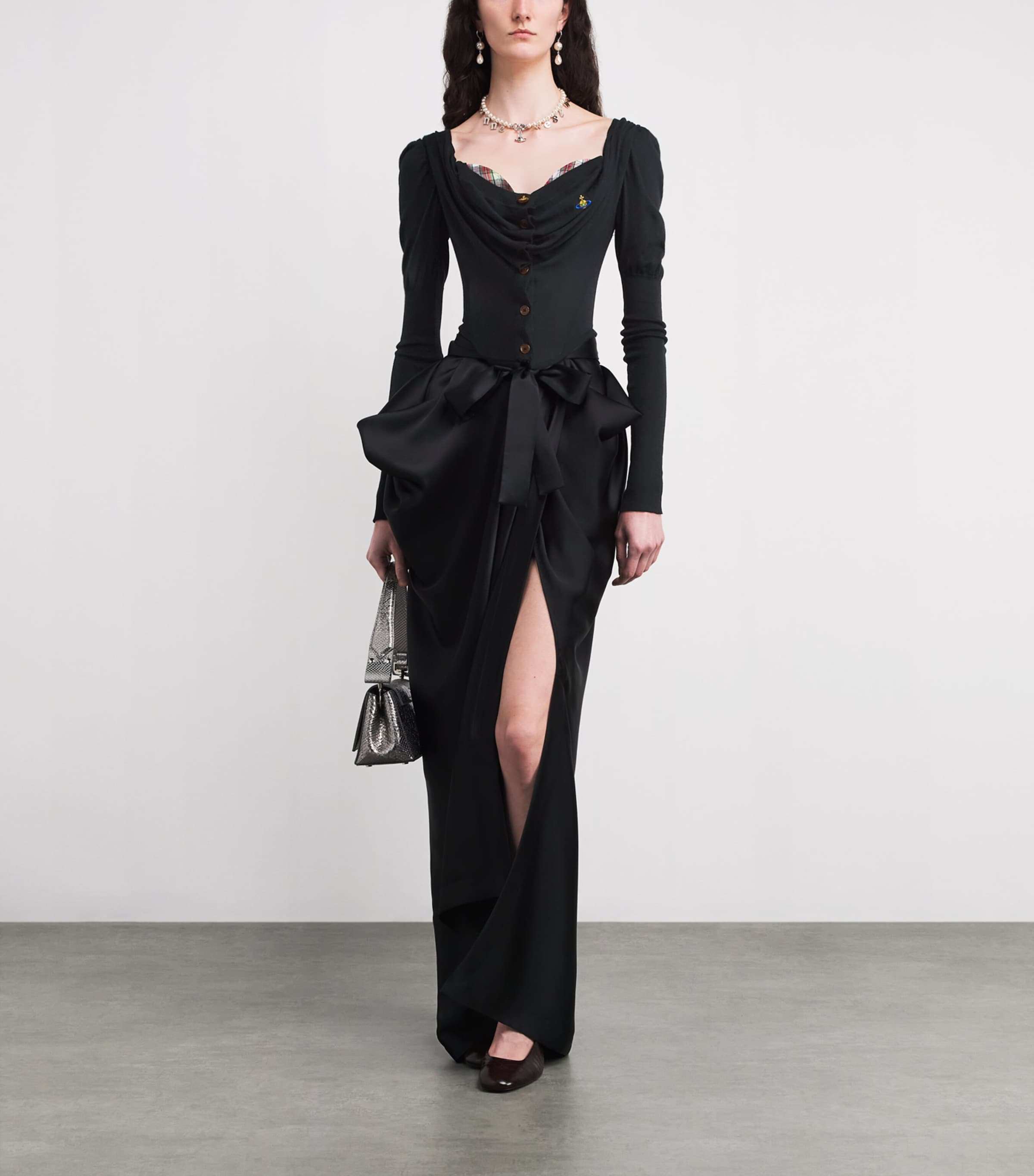 Bea Corset Cardigan BLACK Image 2