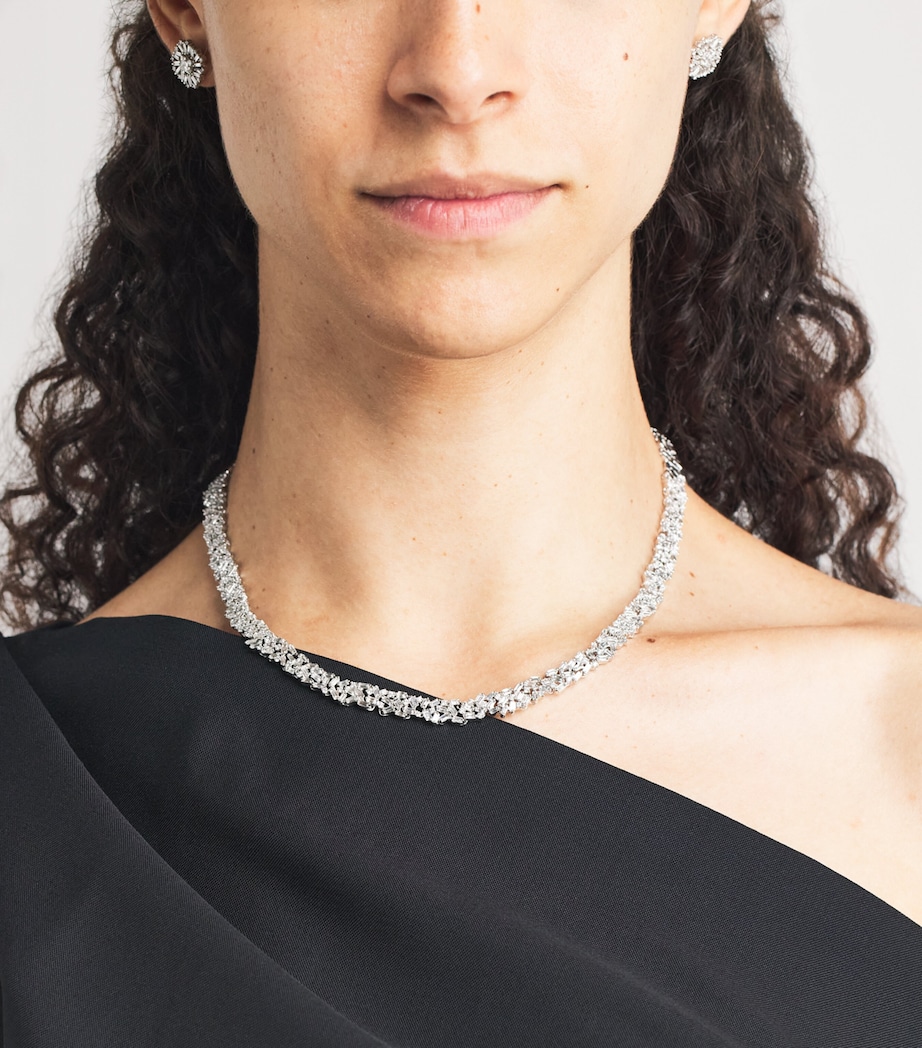 Suzanne Kalan White Gold and Diamond Classic Tennis Necklace Wg/wd Image 2