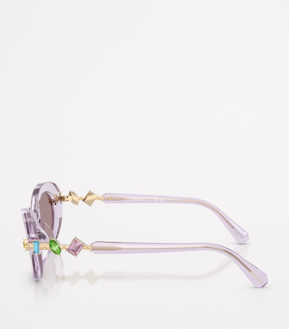 Swarovski Acetate Oval SK6042 Sunglasses Image 3