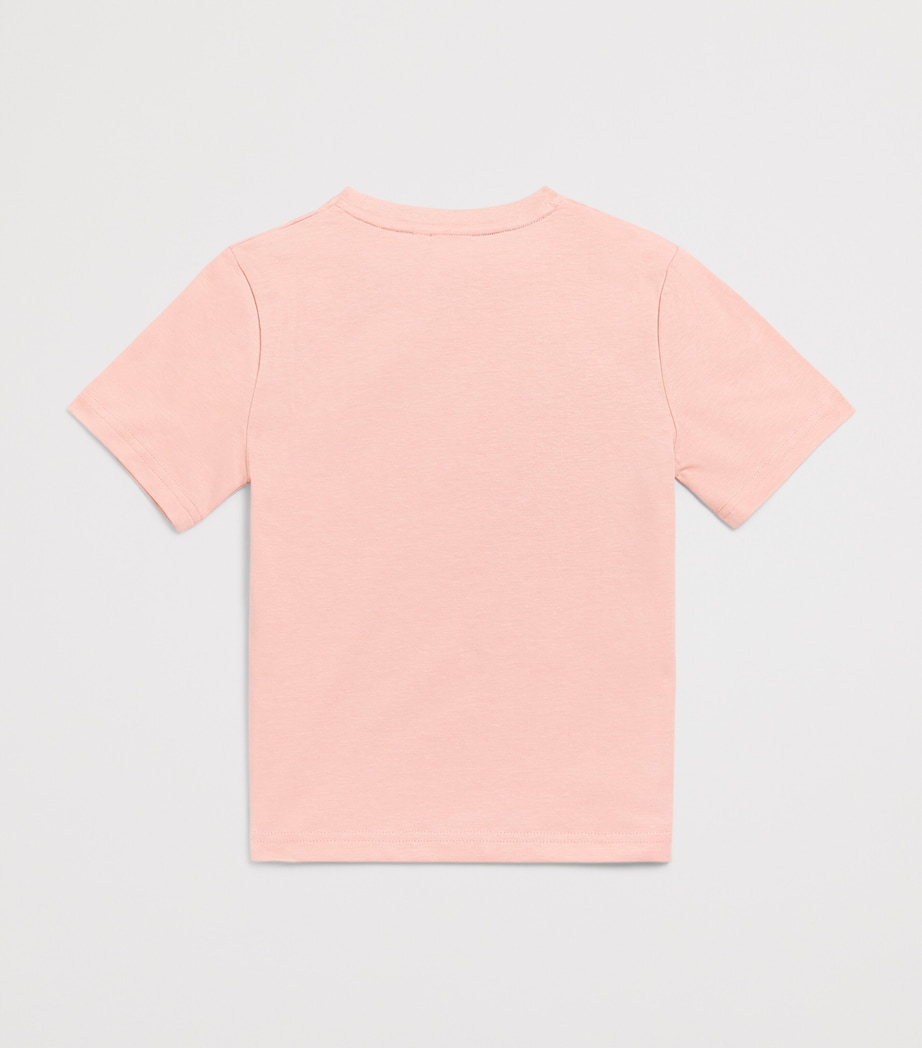 BOSS Kidswear Cotton Logo T-Shirt (4-16 Years) Washed Pink Image 2