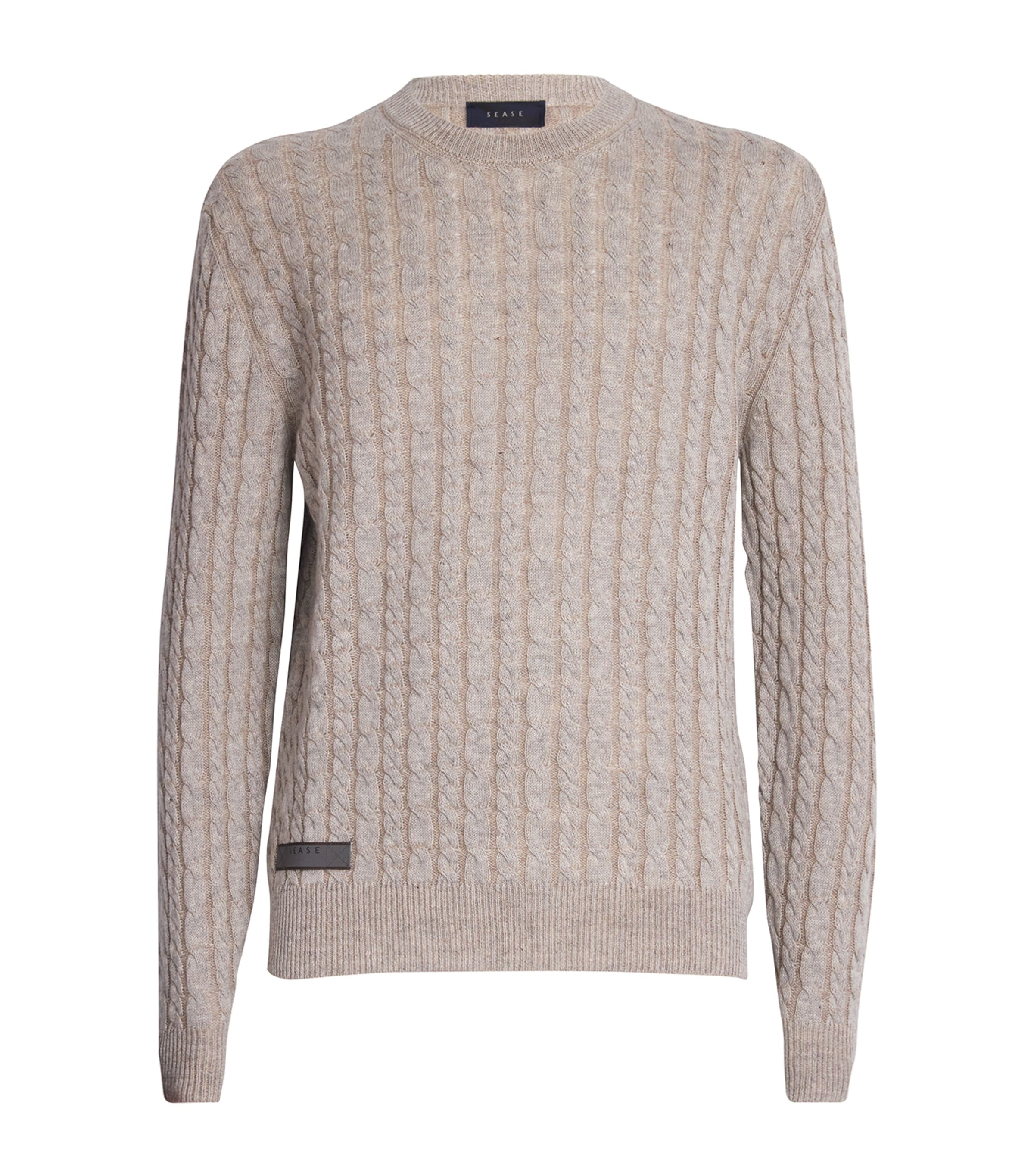 Sease Linen-cashmere Sweater In Beige