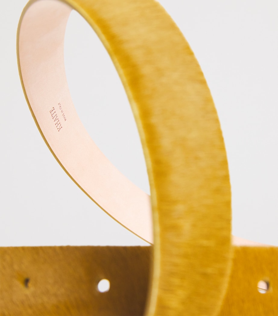 Khaite Ponyhair Belt Bronze Image 5