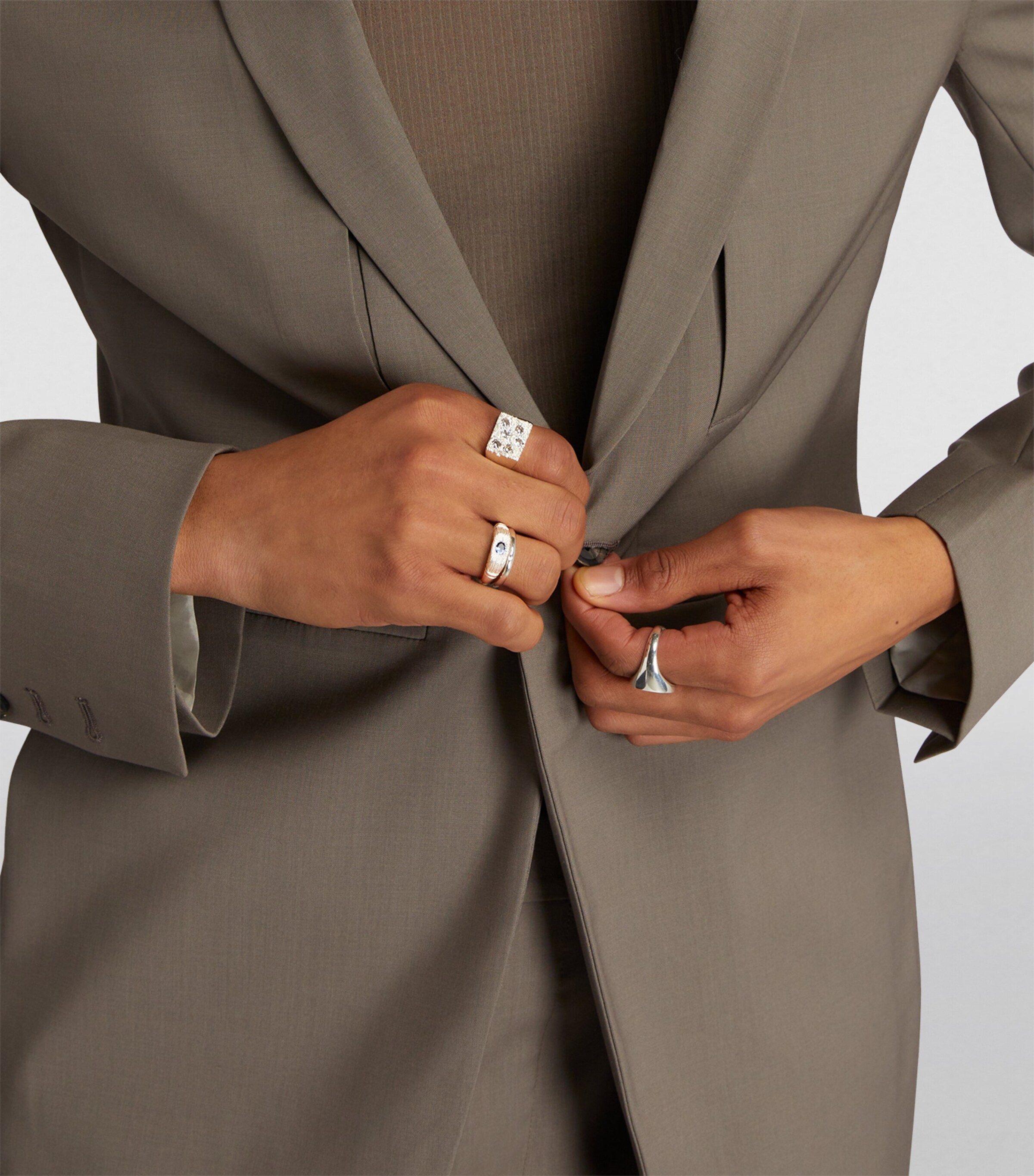 Sterling Silver and Sapphire Hand Me Down Ring SILVER (925) Image 4