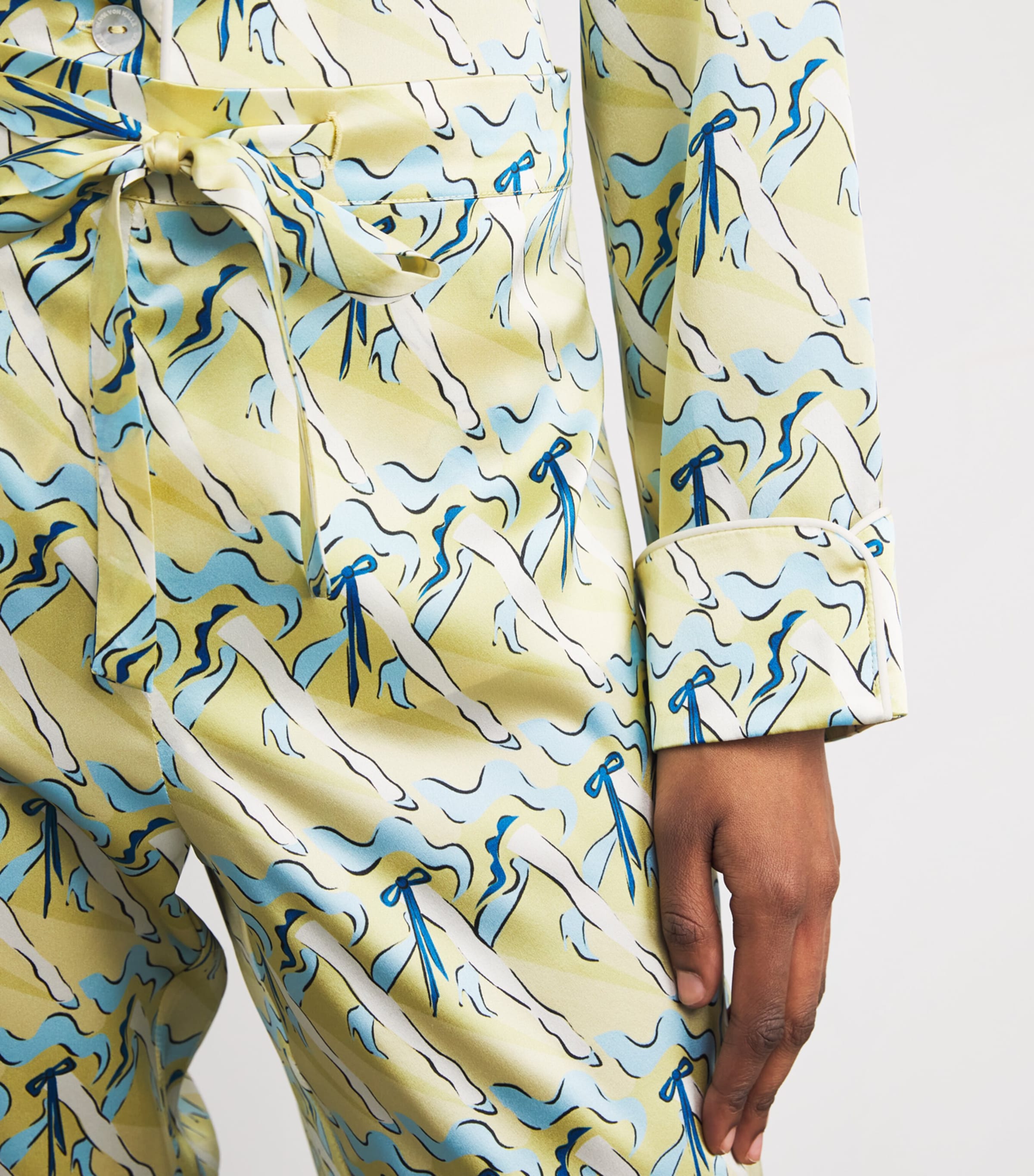 Silk Can-Can Lila Pyjama Set LOULOU Image 6