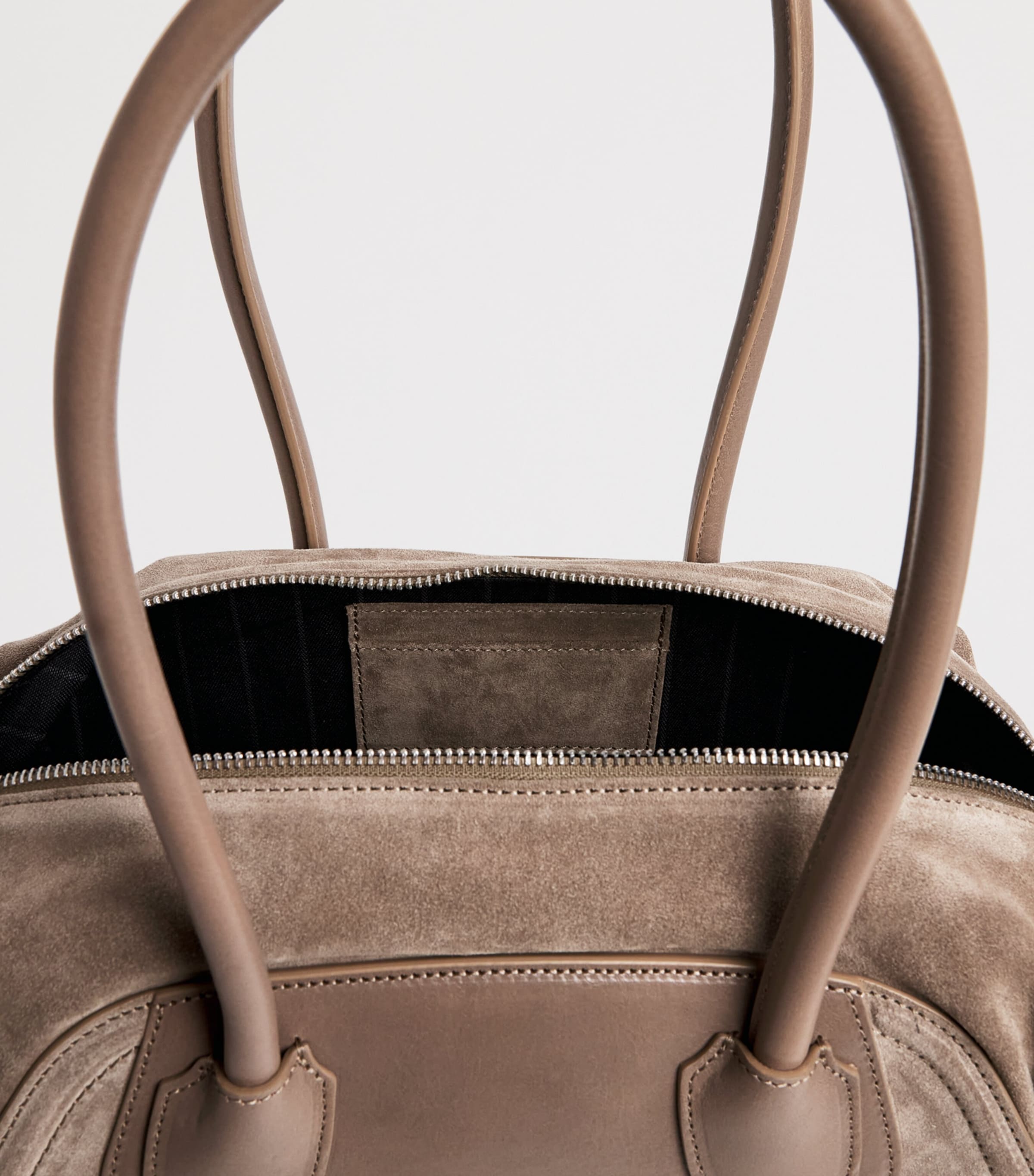 Vivienne Westwood Beige Suede Shirley Top-Handle Bag | Harrods US