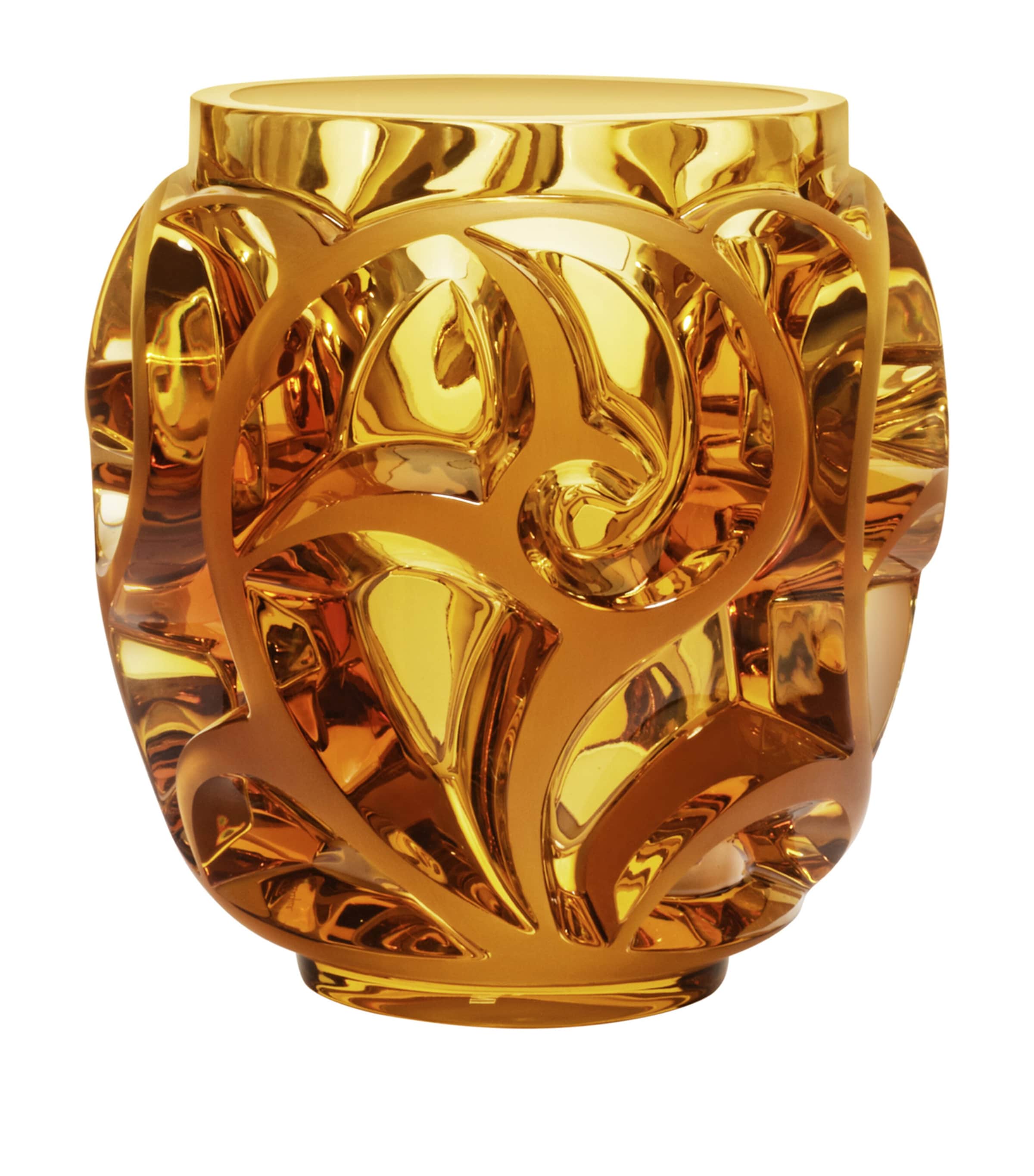 Lalique Tourbillons Vase (21cm) | Home Accessories | Vases | Designers | Lalique