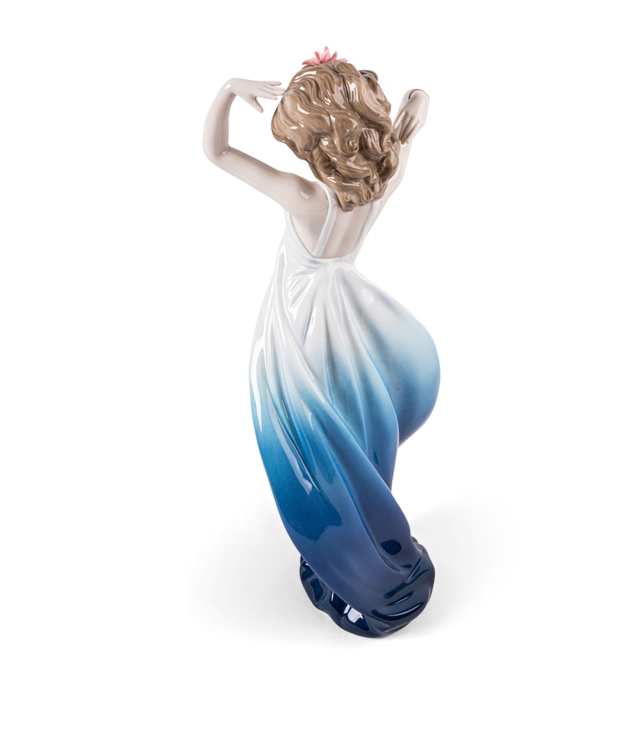 Lladró Porcelain Ethereal Spirit Sculpture White & Blue Image 4