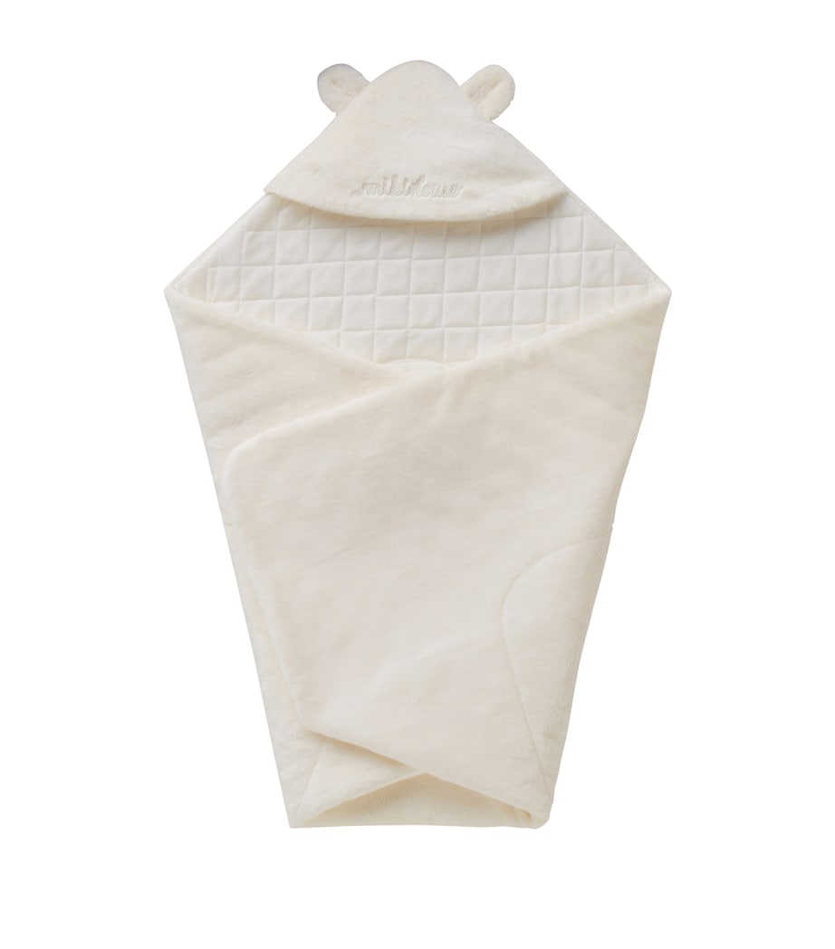 Faux Fur Hood-Detail Blanket 1 Image 1