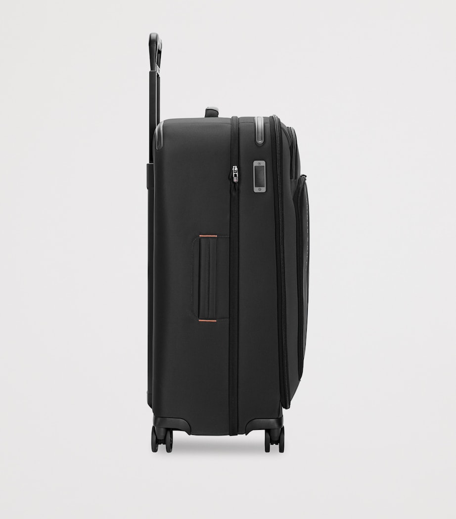 Large ZDX Expandable Spinner Suitcase (74cm) BLACK Image 7