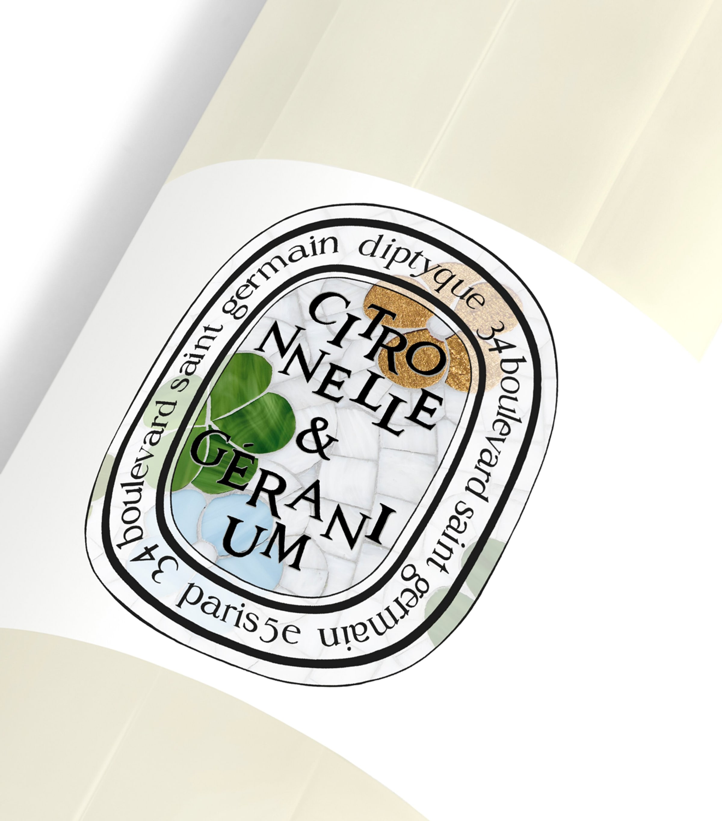 Diptyque Limited Edition Citronelle & Geranium Shower Gel (200ml) Image 2
