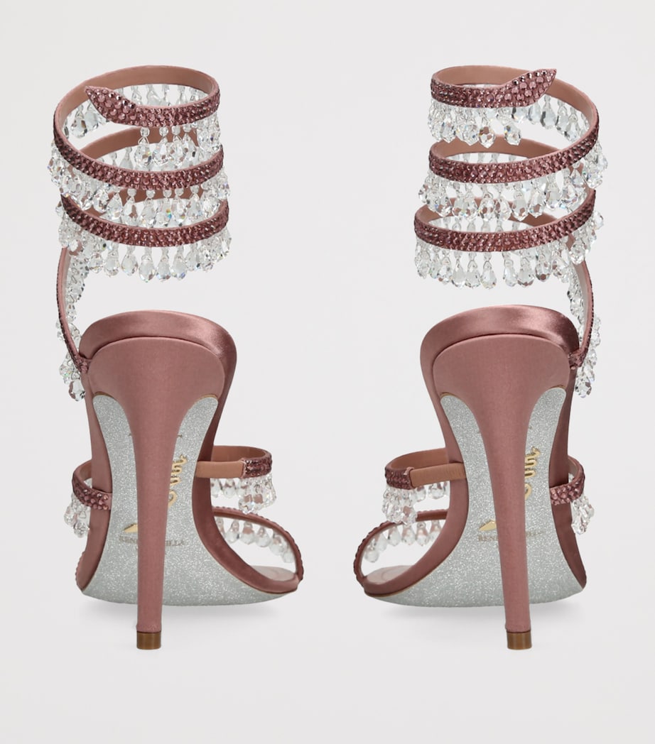 Satin Chandelier Sandals 105 BLUSH Image 2