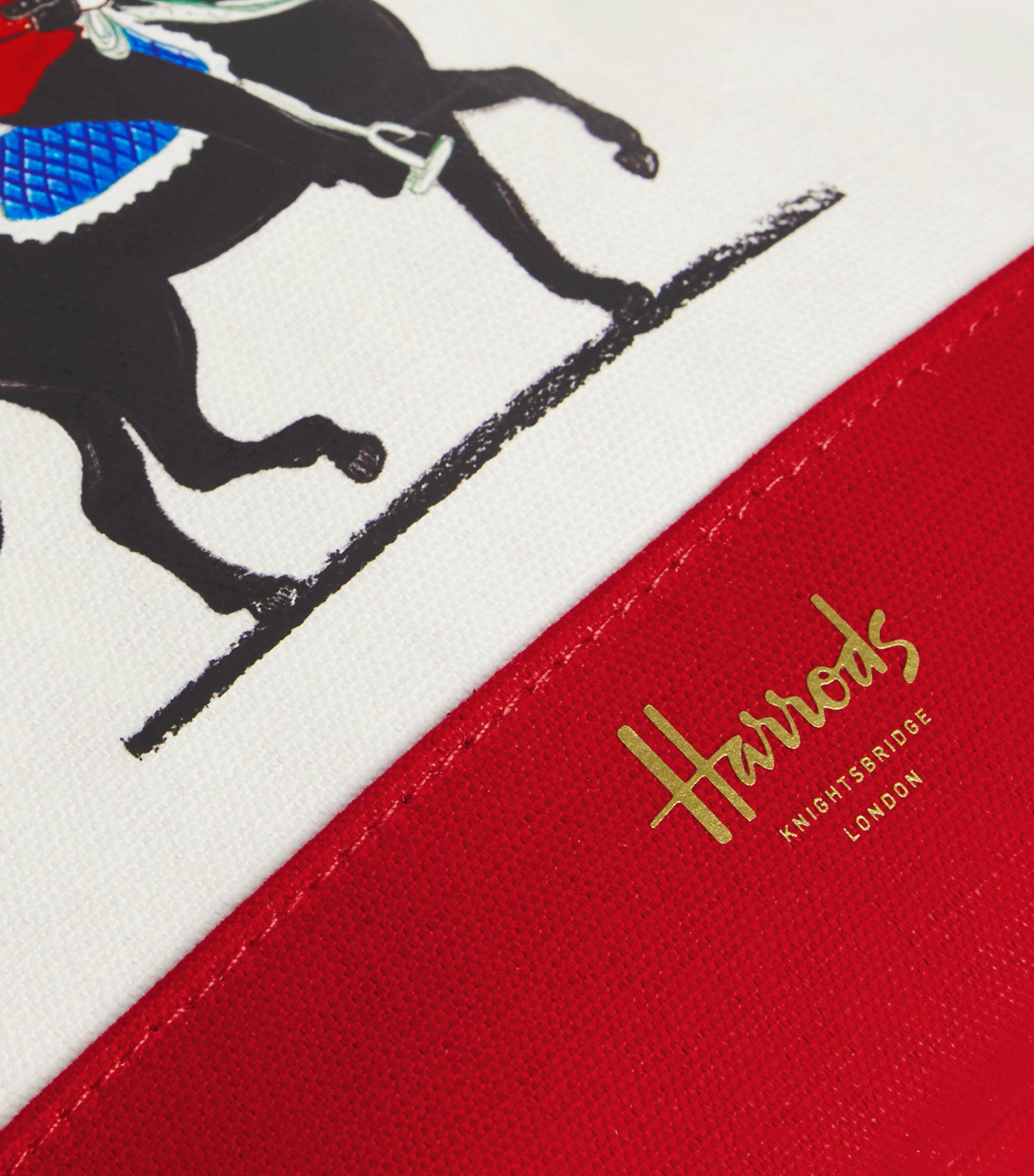 Mini Children's Horse Tote Bag BLUE Image 3