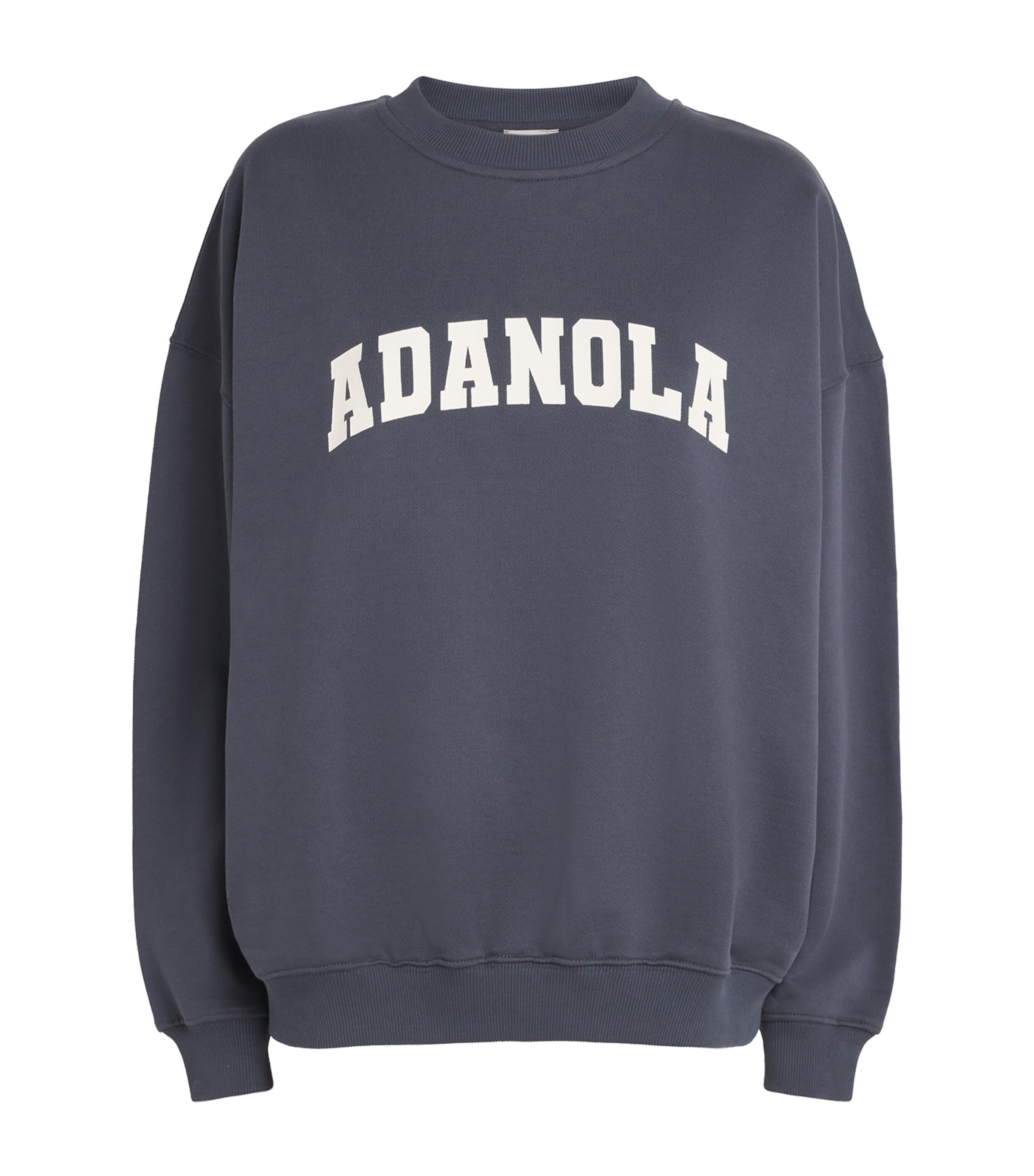 Adanola Womens Oversized Varsity Sweatshirt Midnight Blue Image 1