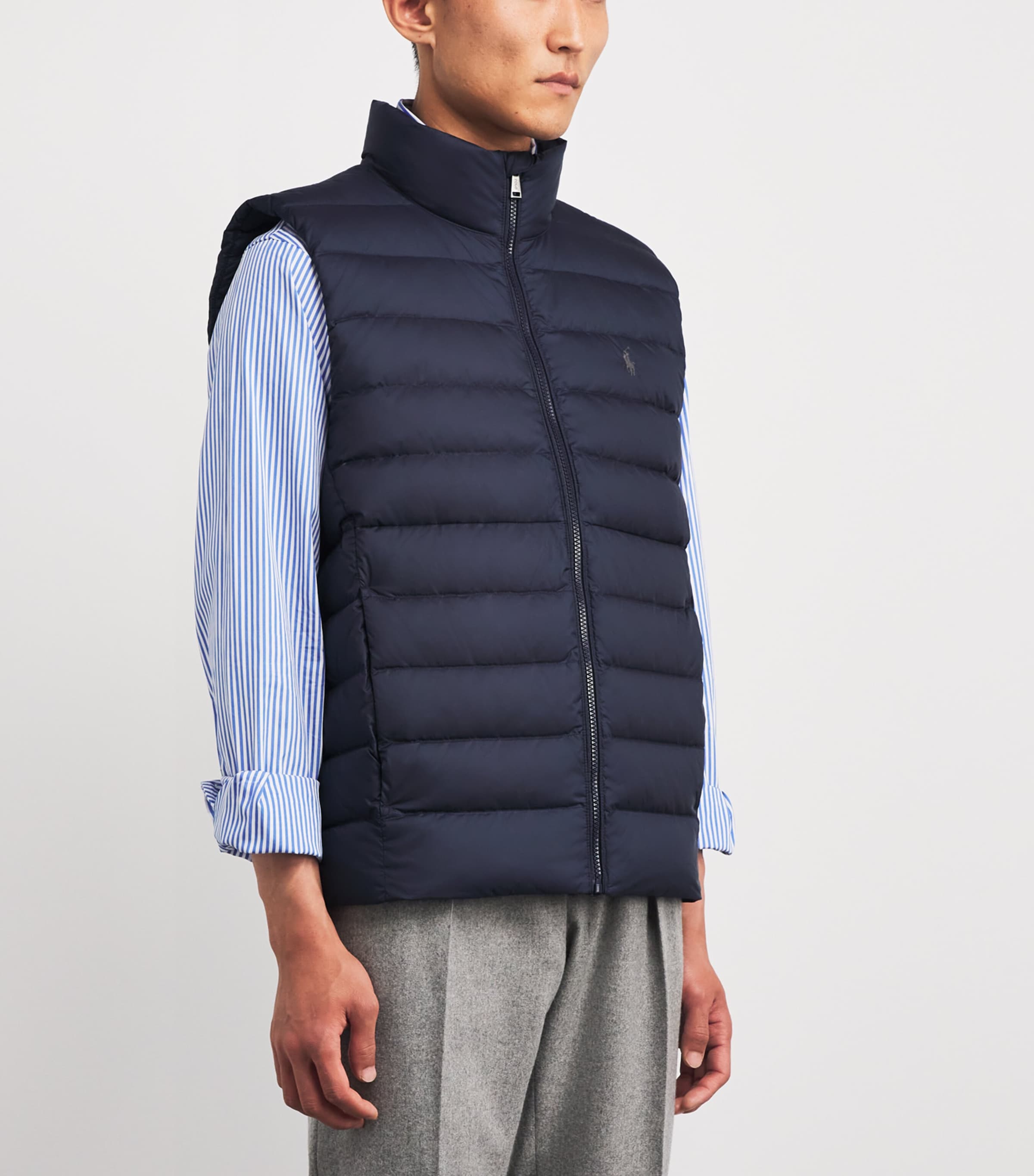 Water-Repellent Down Colden Gilet NAVY Image 3