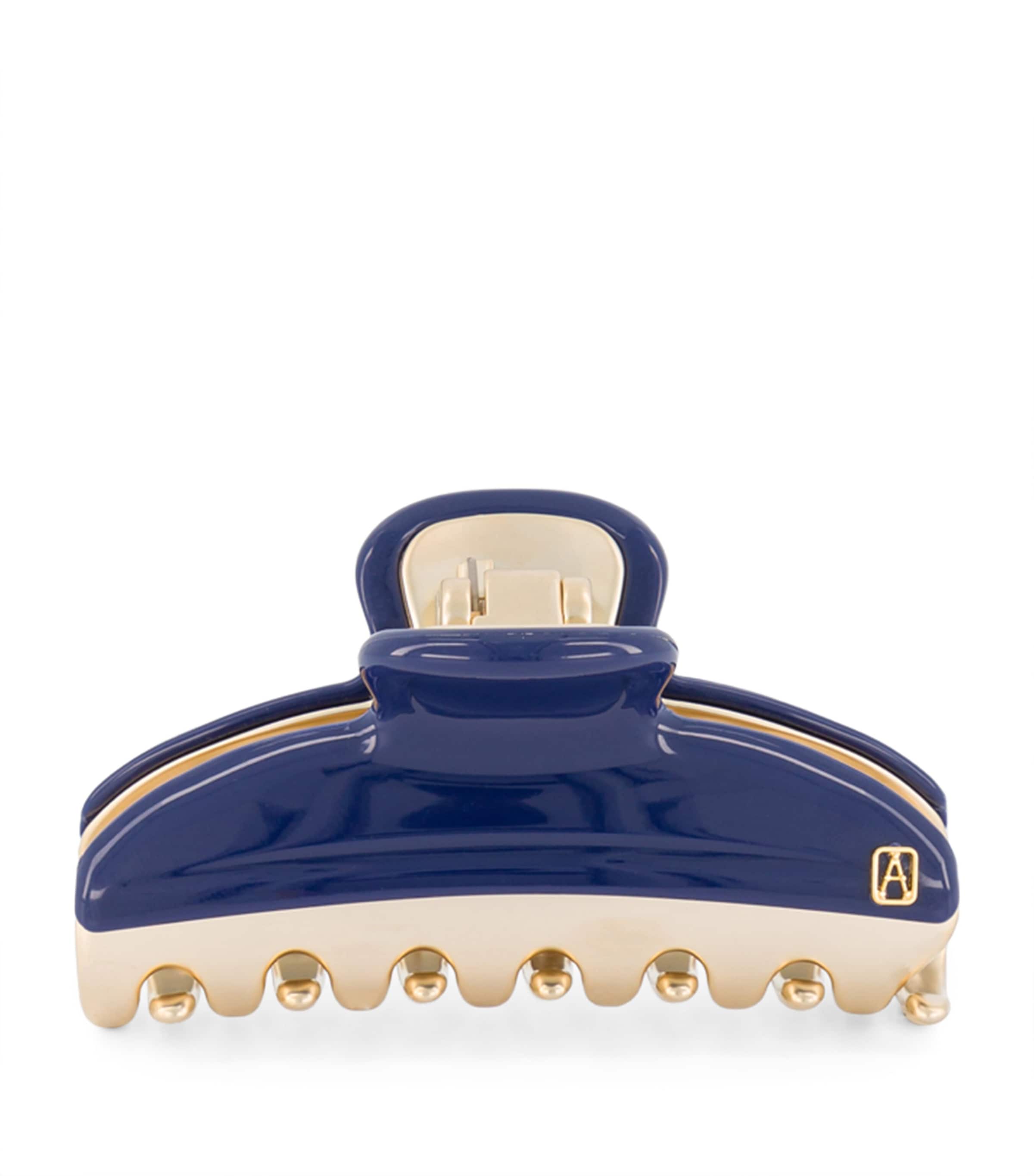 Gold-Plated Claw Hair Clip M5- MARINE/OR Image 1