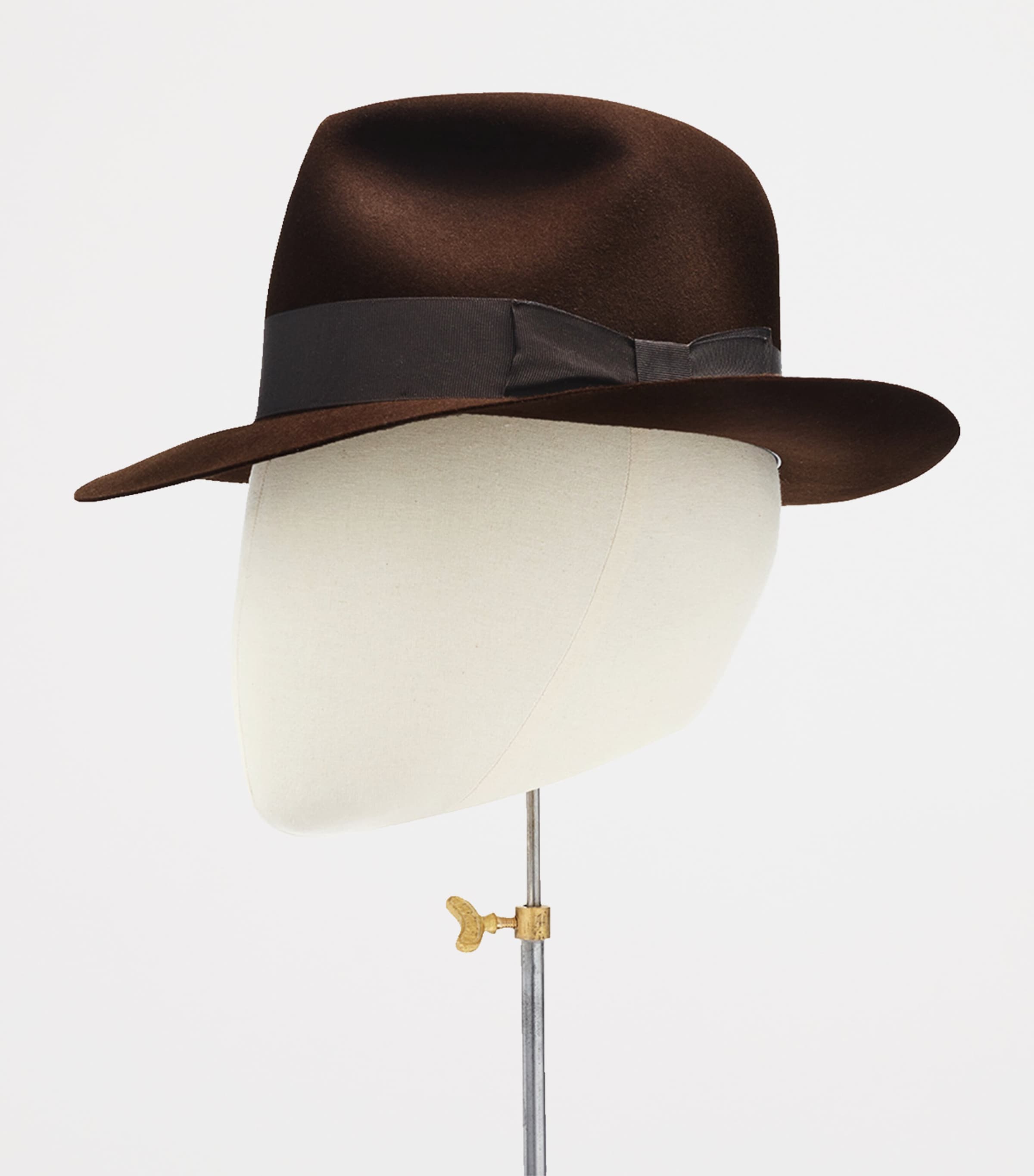 Rabbit Felt  Crusade Poet Fedora DEEP SABLE Image 3