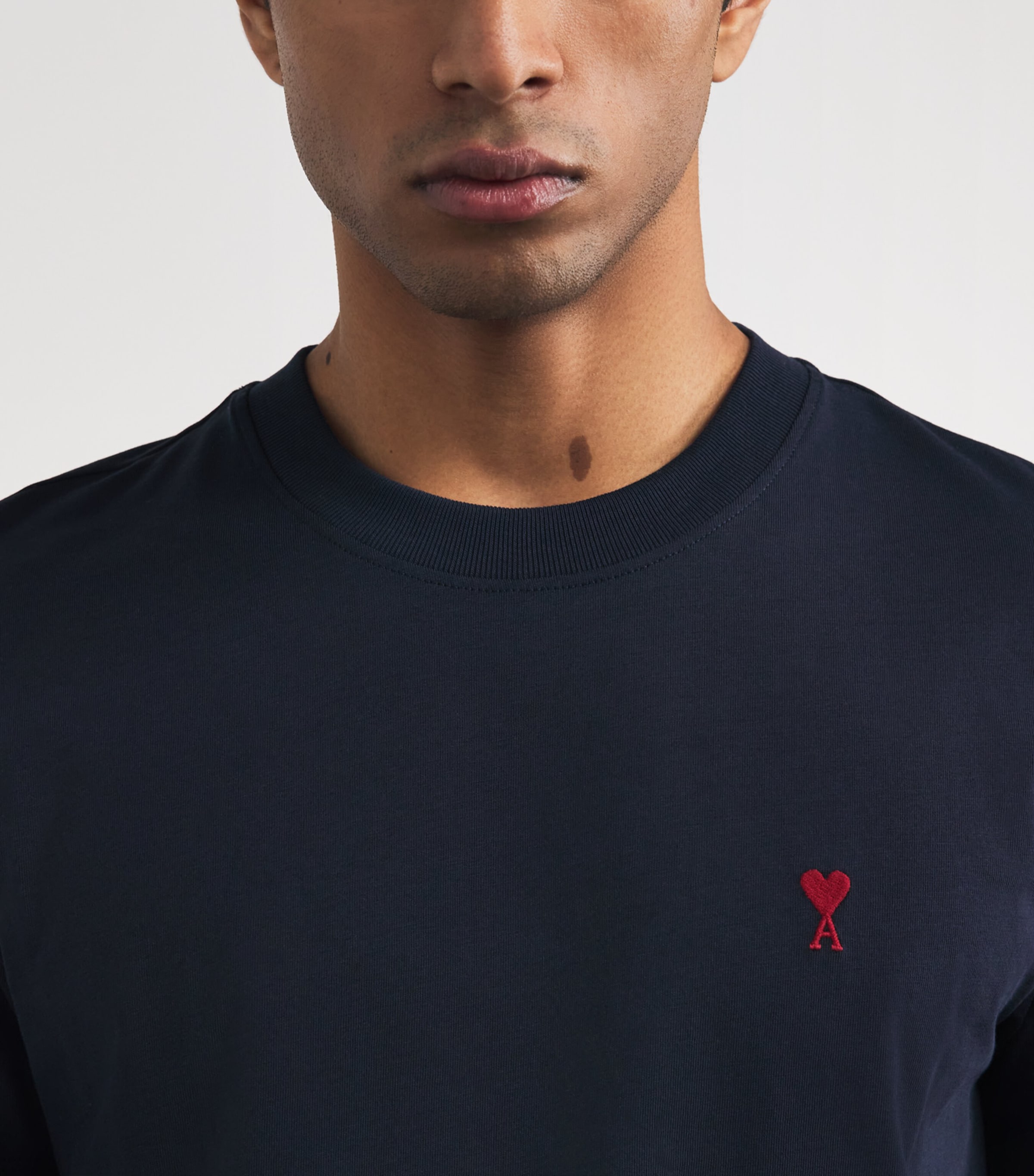 Cotton Ami de Coeur T-Shirt 430 BLEU NUIT Image 6