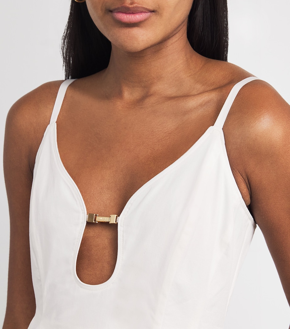 Cotton Ellaria Maxi Dress OFF WHITE Image 6