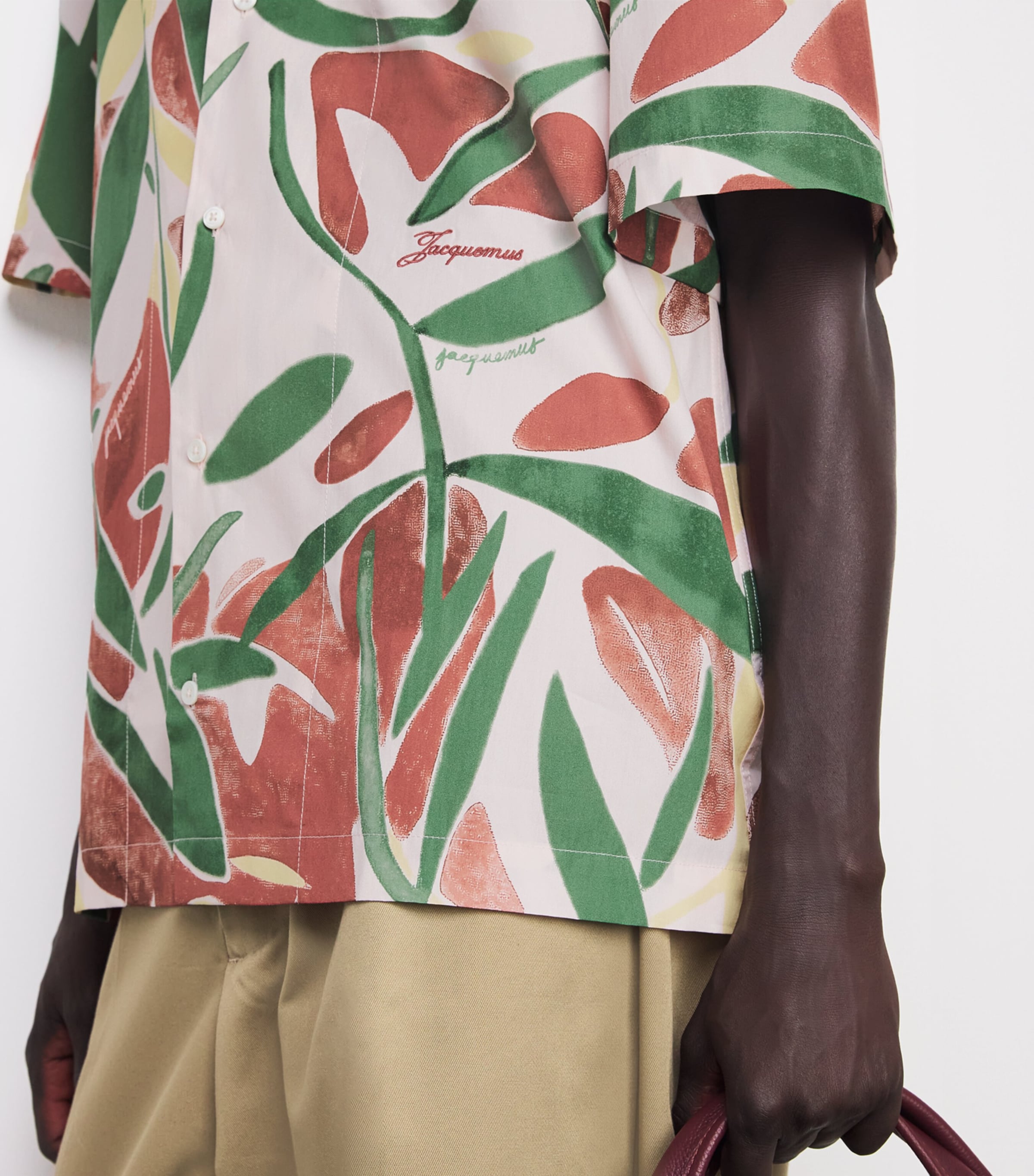 トップス JACQUEMUS 19ss floral print shirt Jacquemus floral-print short-sleeve Shirt | Neutrals | FARFETCH
