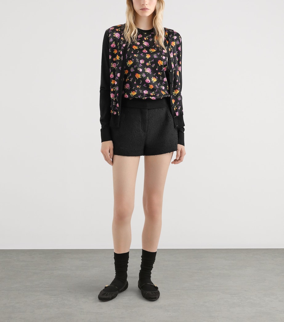 Silk Floral Cardigan HN5XRROSEMAZZO Image 2