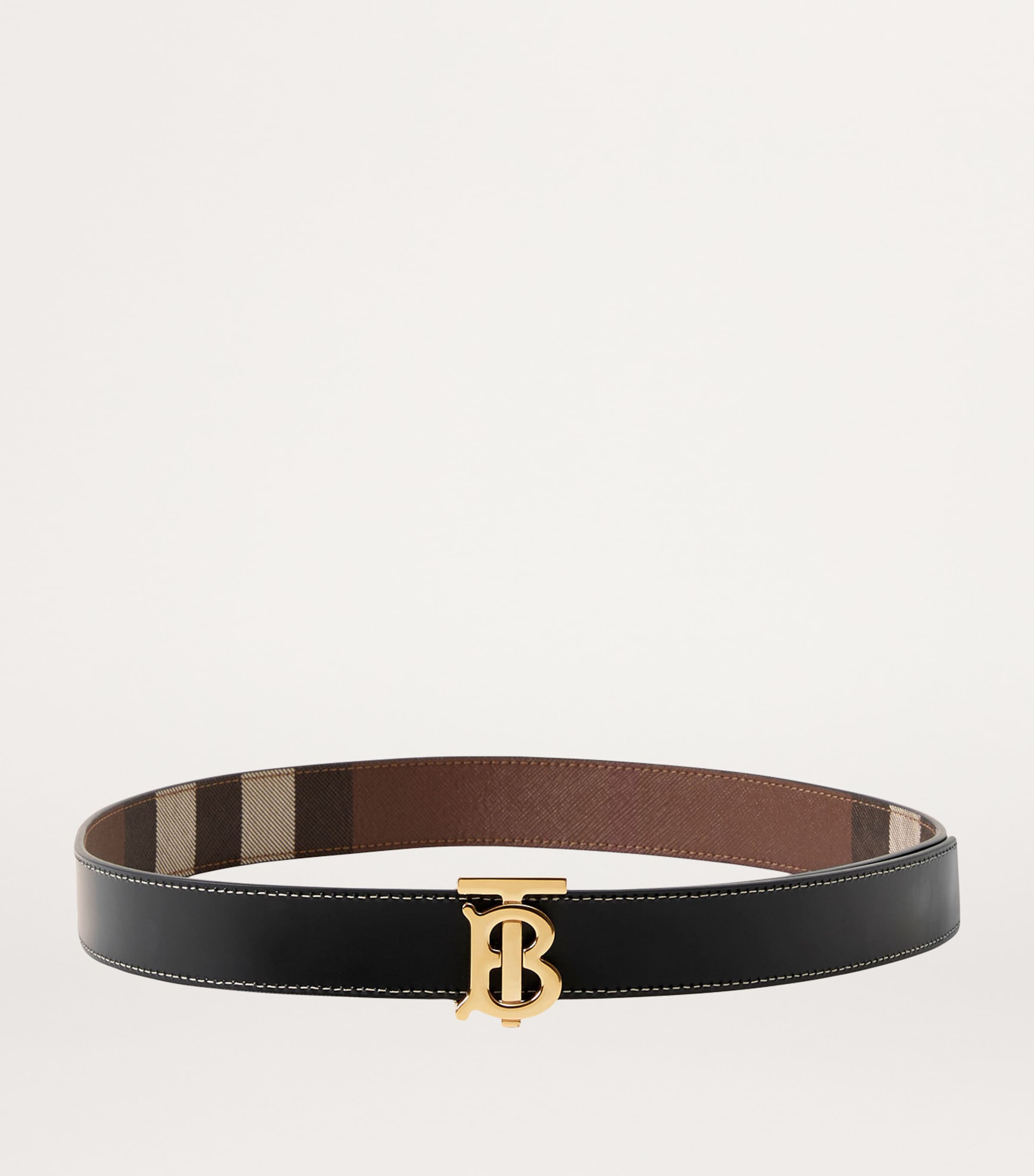 Burberry Reversible Check TB Belt | Harrods US