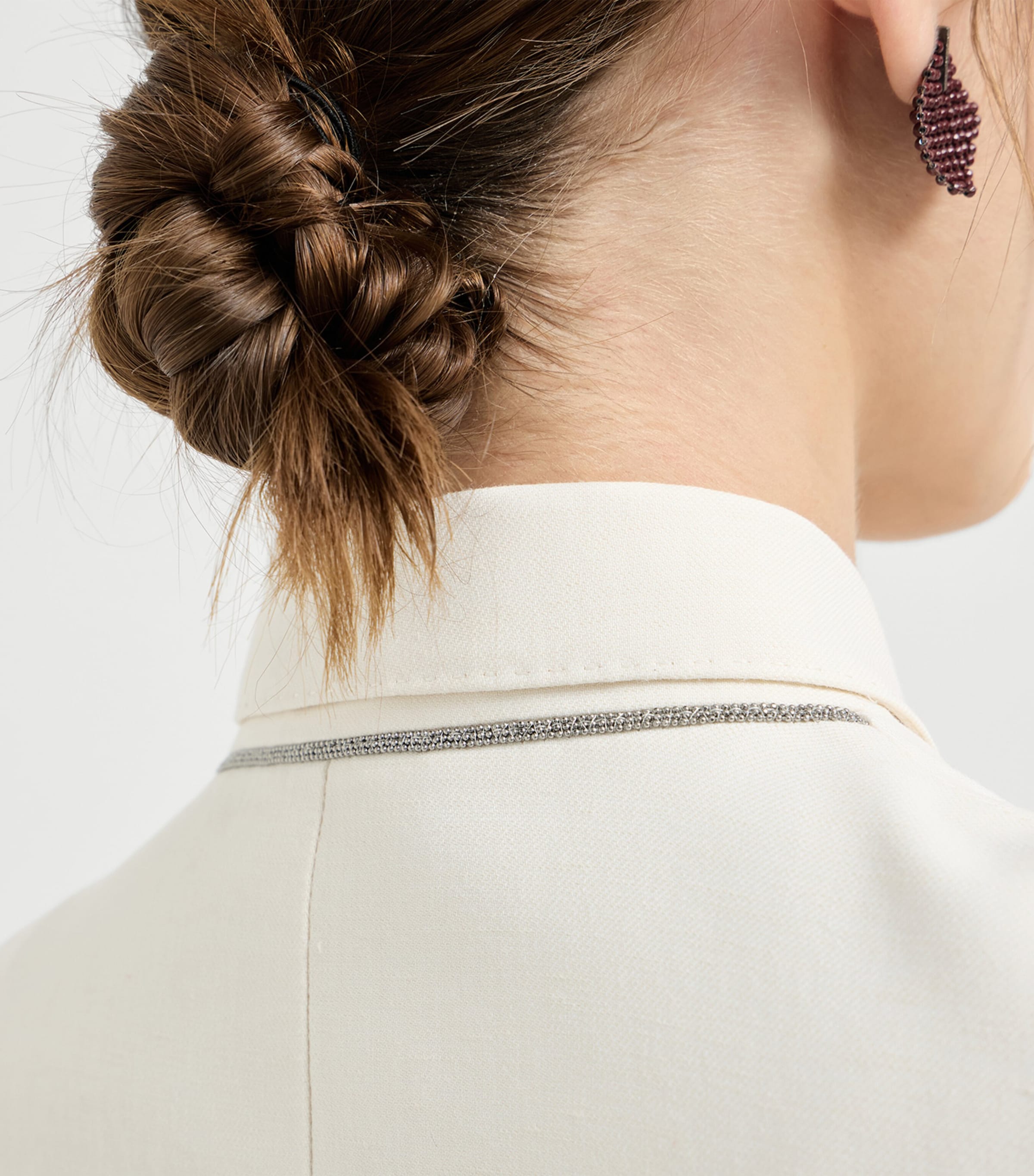 Twill Double-Breasted Blazer C579 Image 6