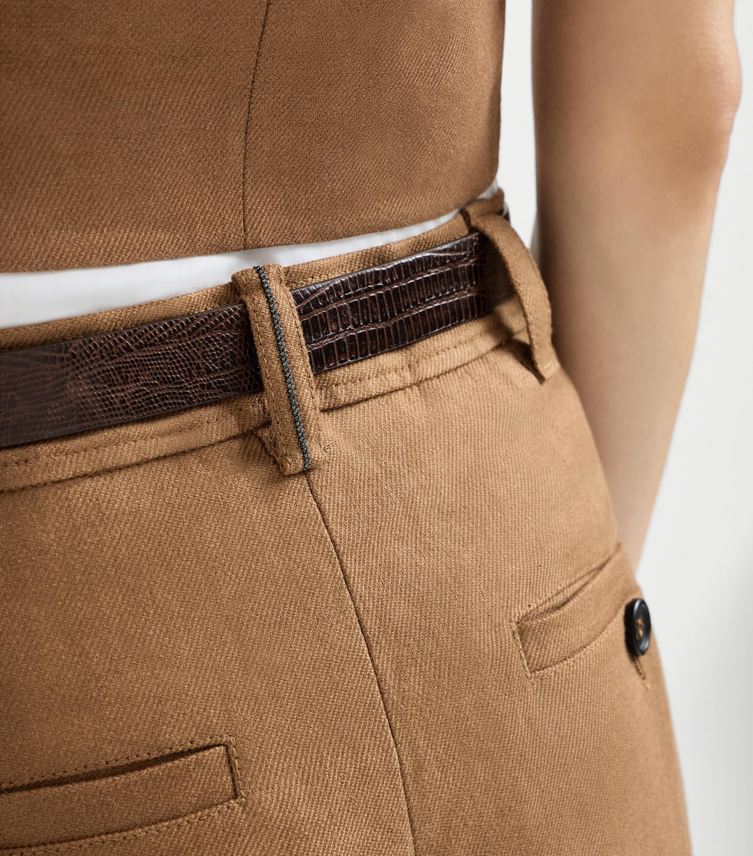 Linen Maxi Skirt C9850 Image 6