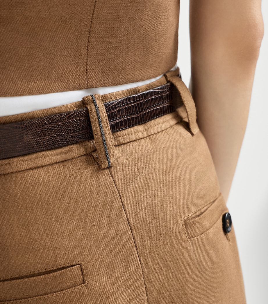 Linen Maxi Skirt C9850 Image 6