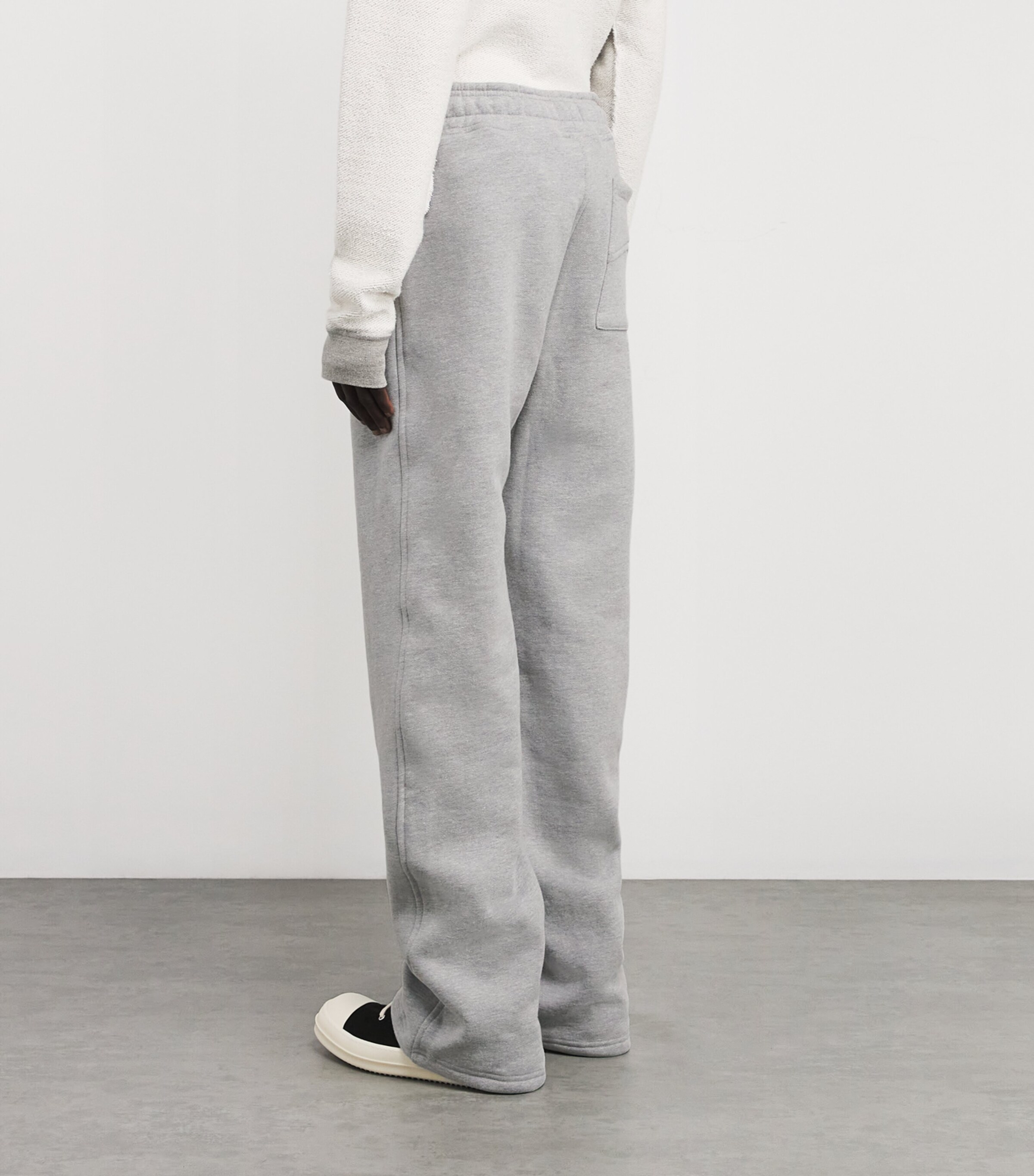 Rhude Mens Cotton Classique Sweatpants Heather Gray Image 4
