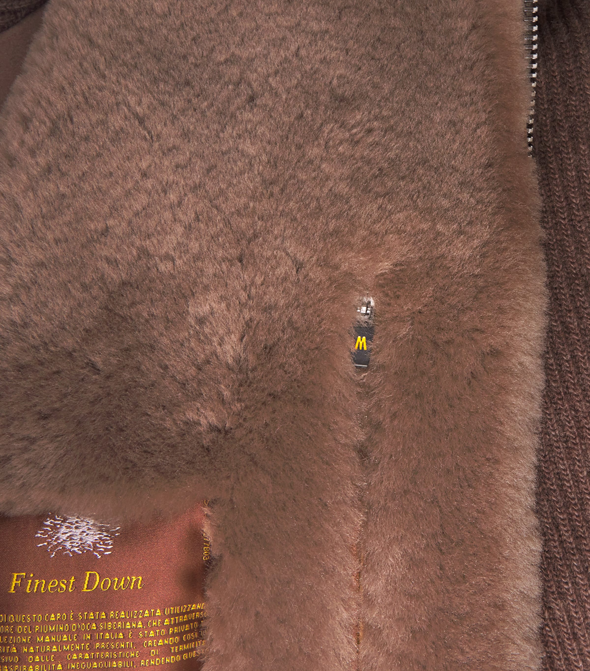 Shearling-Down Campiglio Bomber Jacket U0254 TORTORA Image 5