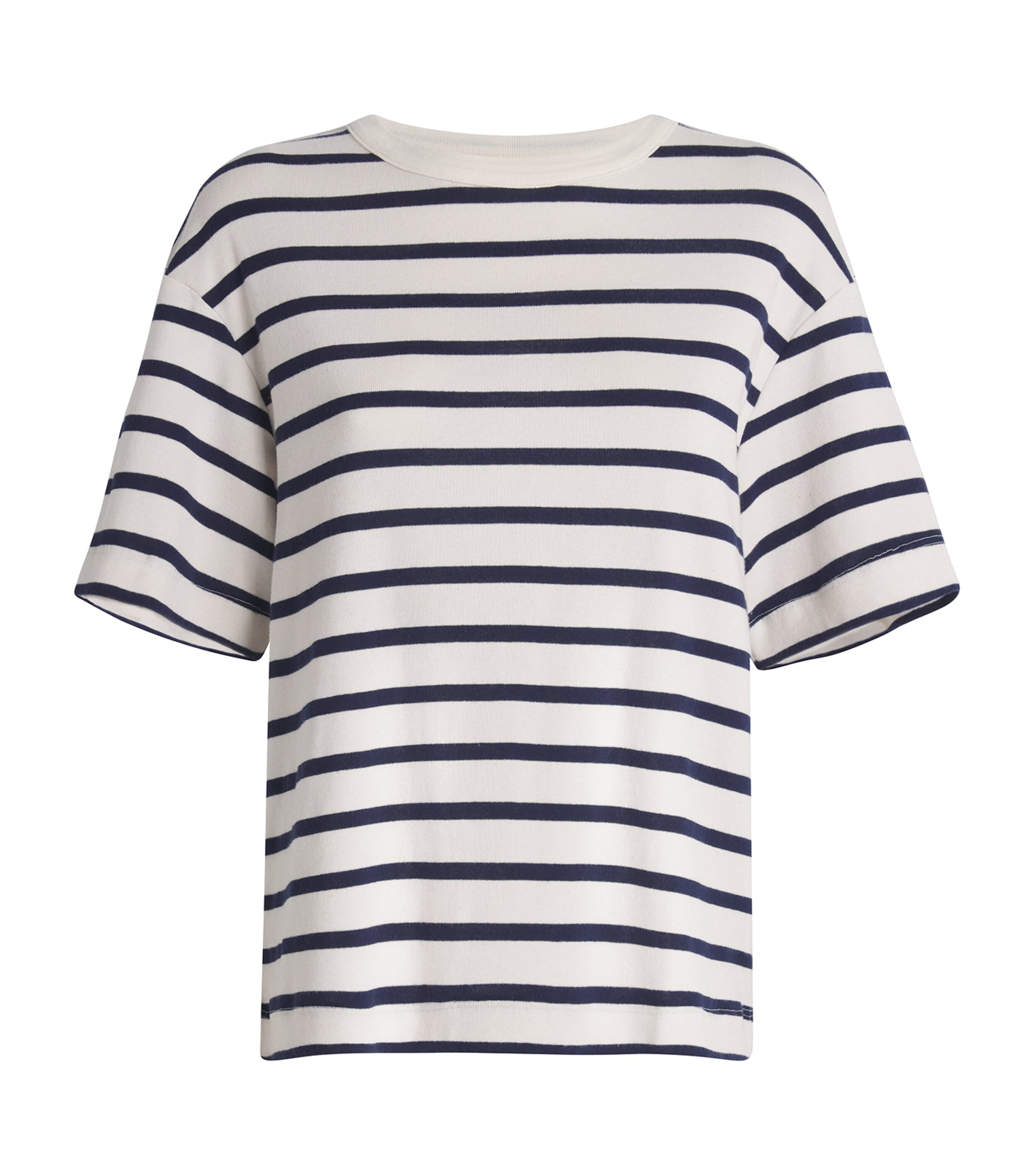 Citizen Of Humanity Citizens Of Humanity Goldie Stripe Relaxed Fit T-shirt In White