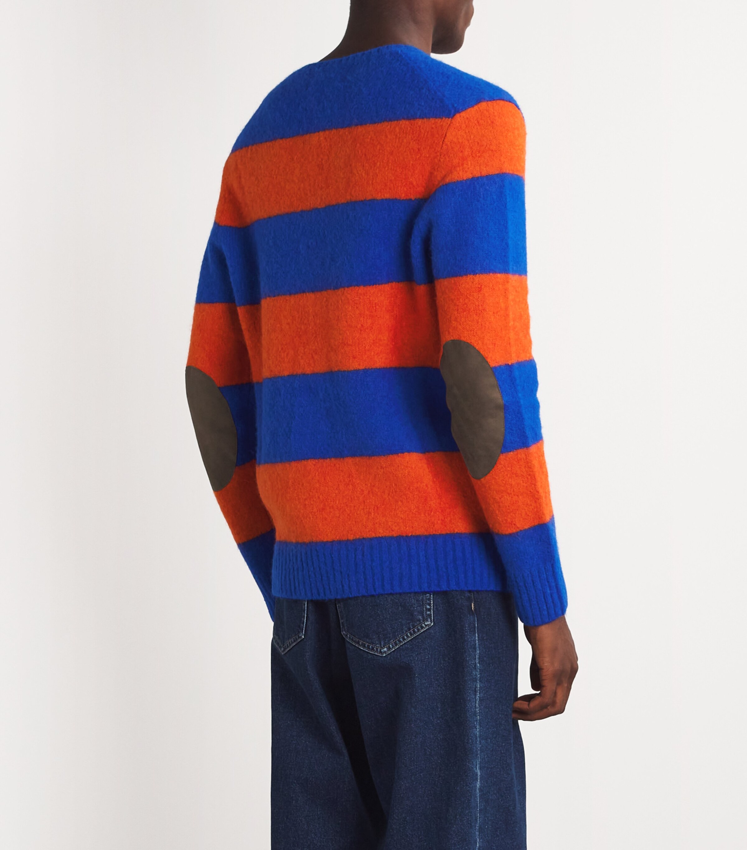 Polo Ralph Lauren Blue RWS Wool-Alpaca-Blend Striped Sweater | Harrods IN