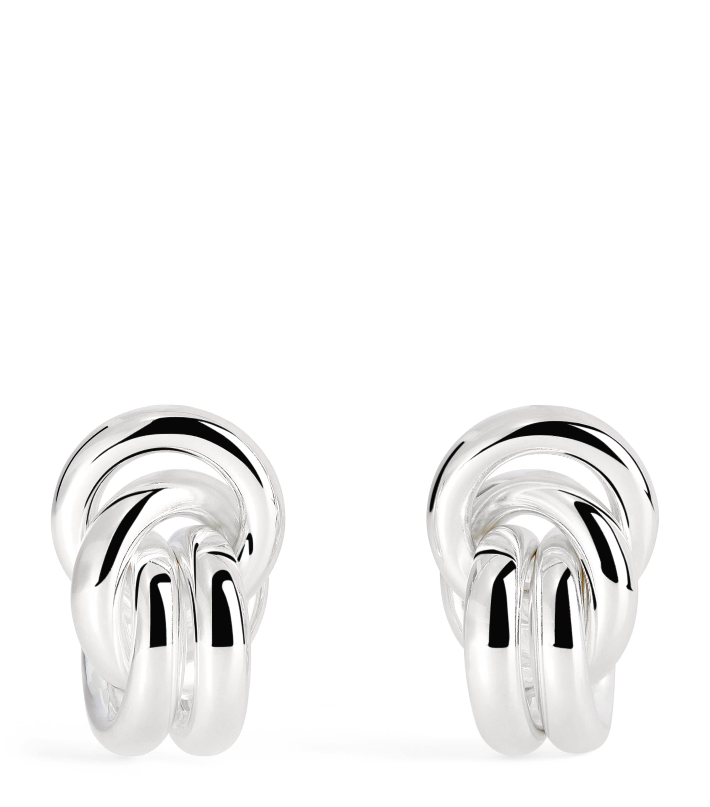 Lie Studio Sterling Silver The Vera Earrings In Metallic