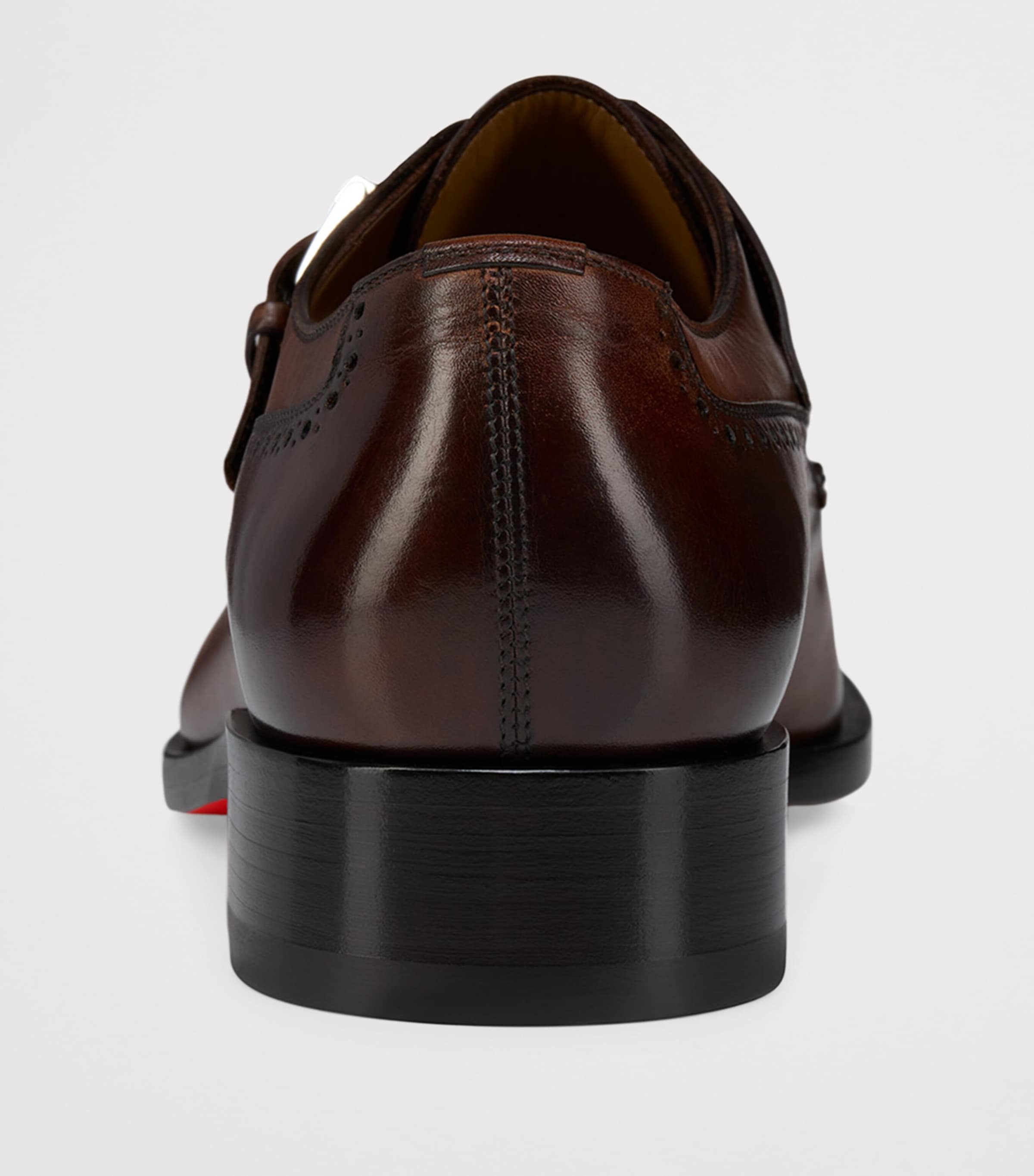 Christian Louboutin Sartok Leather Monk Shoes Image 6