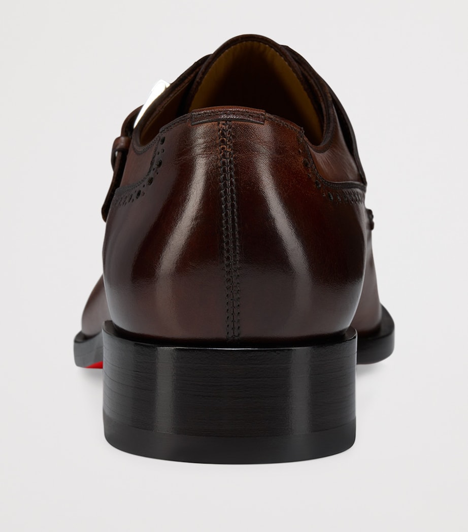 Sartok Leather Monk Shoes BWI3 Image 6