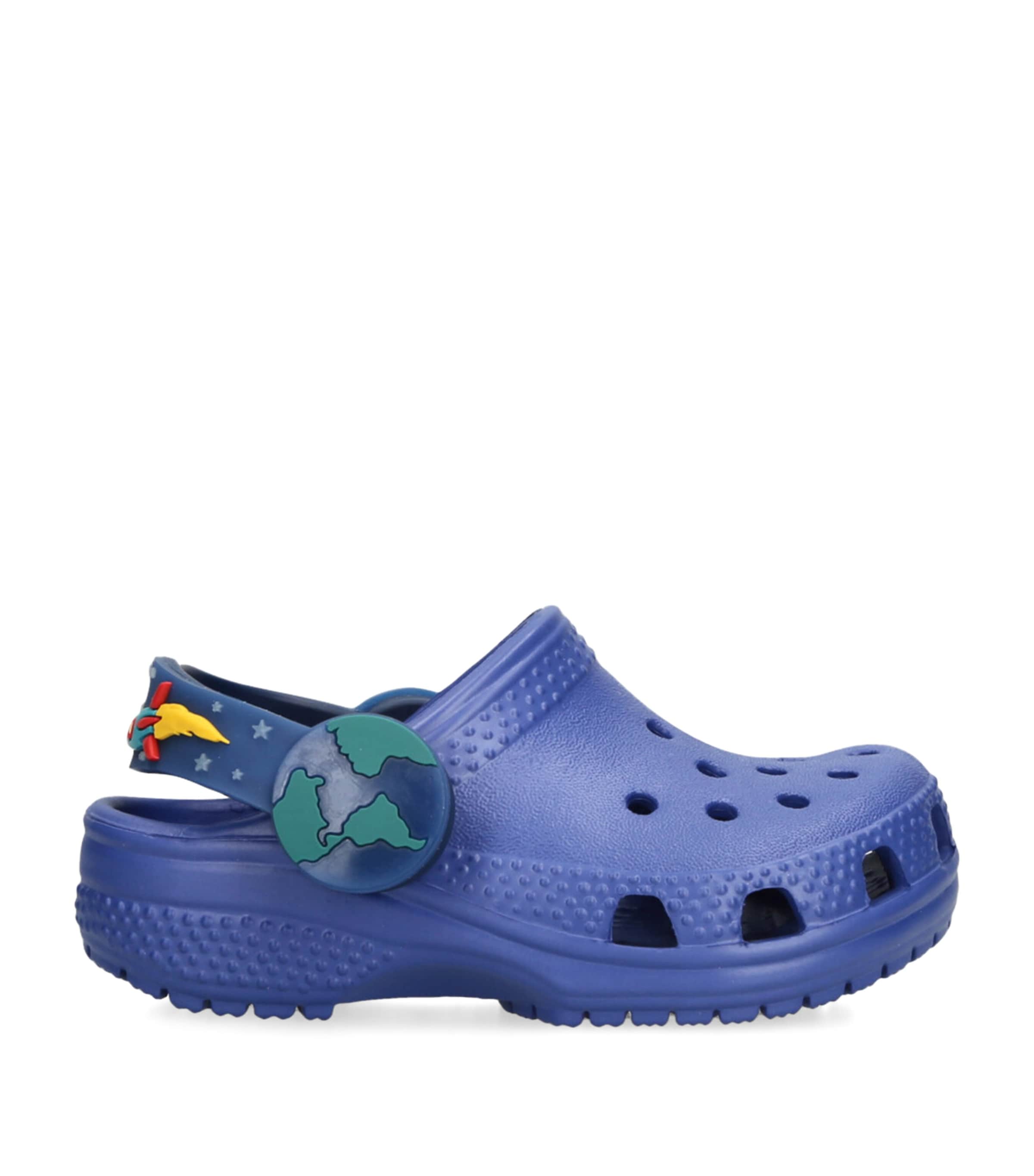 Crocs Classic Imagination Lights Clogs In Blue
