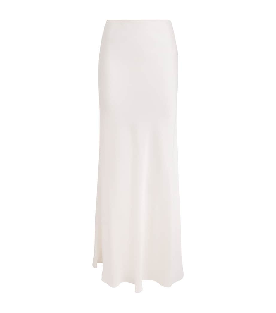 Fabiana Filippi Womens Satin Enver Maxi Skirt Burro Image 1