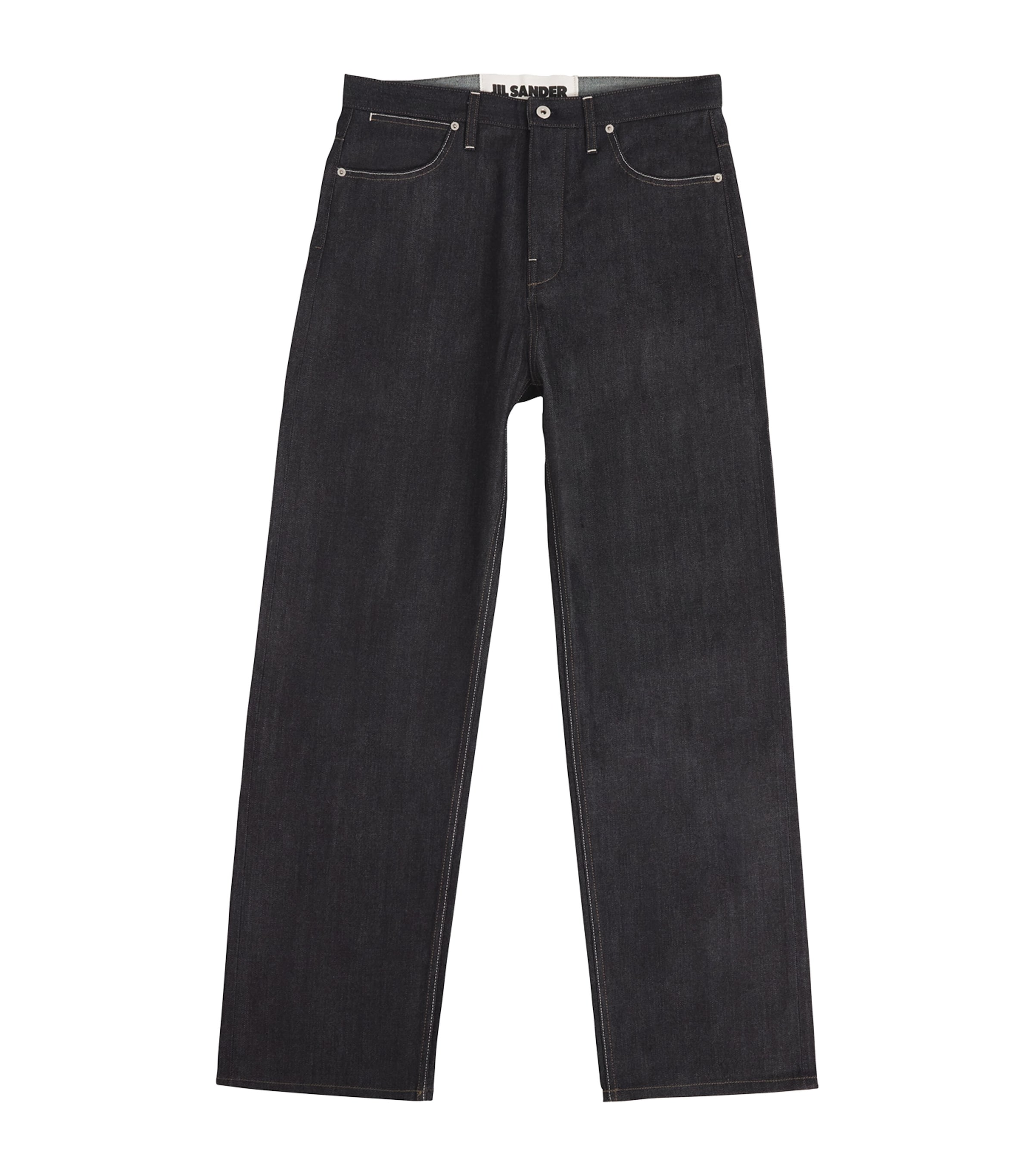 Shop Jil Sander Relaxed Jeans In Navy