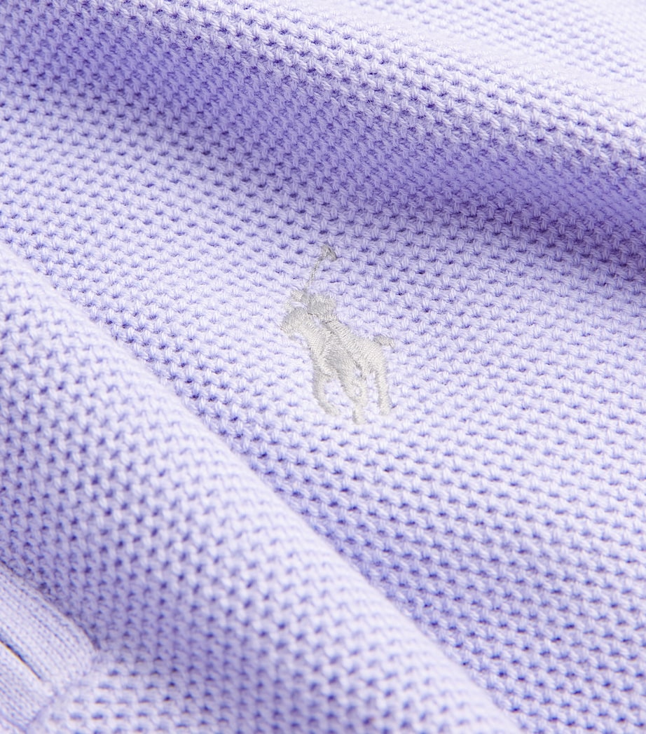 Cotton Quarter-Zip Sweater SKY LAVENDER Image 5