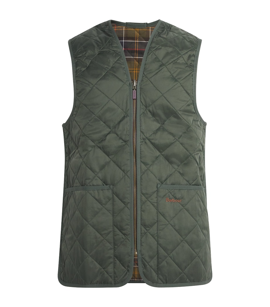Barbour Mens Quilted Gilet Olive Image 1