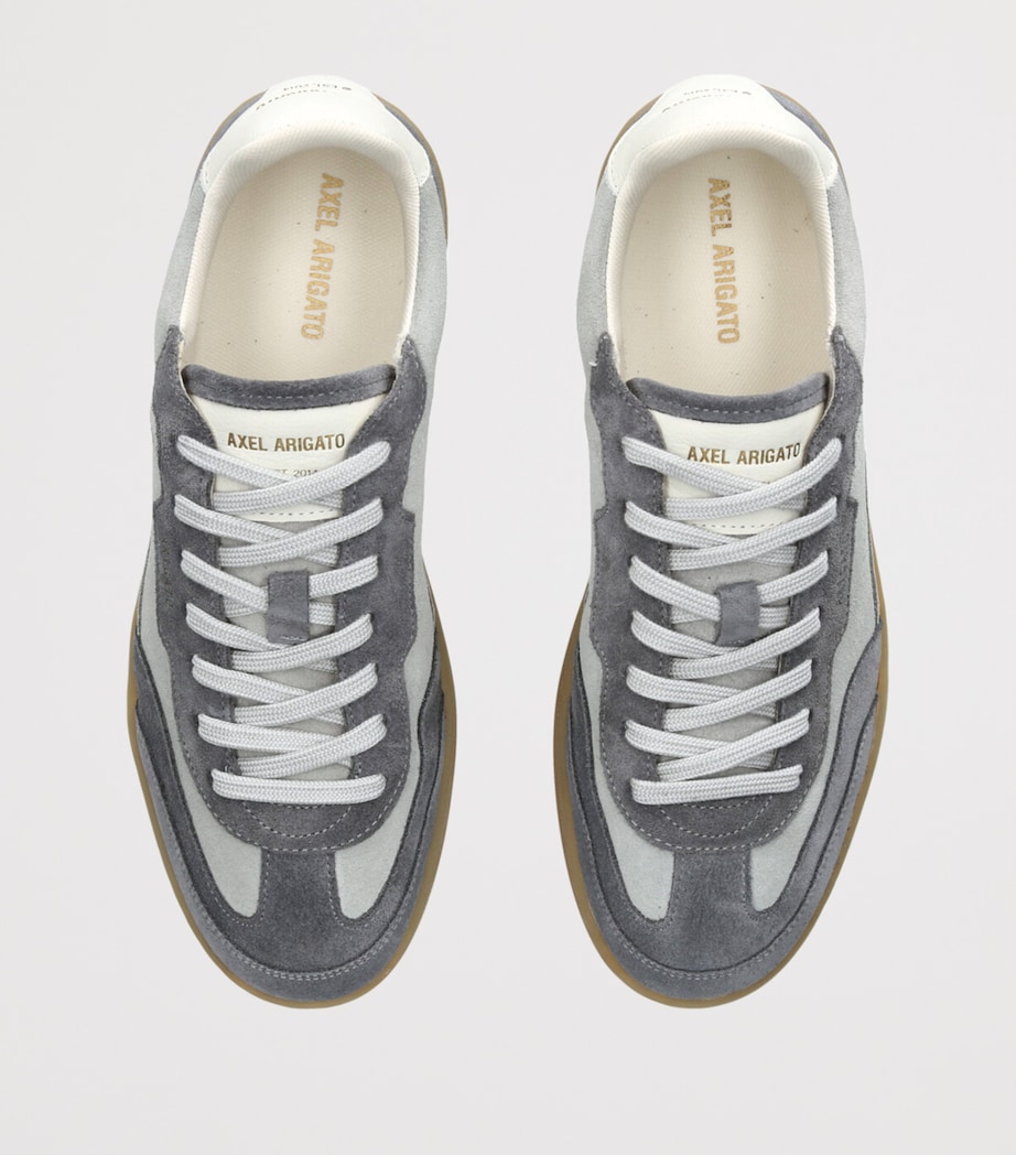 Leather Dice T-Toe Sneakers GREY Image 4