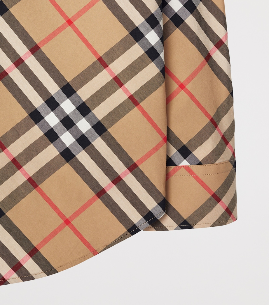 Cotton Check Shirt SAND IP CHECK Image 6