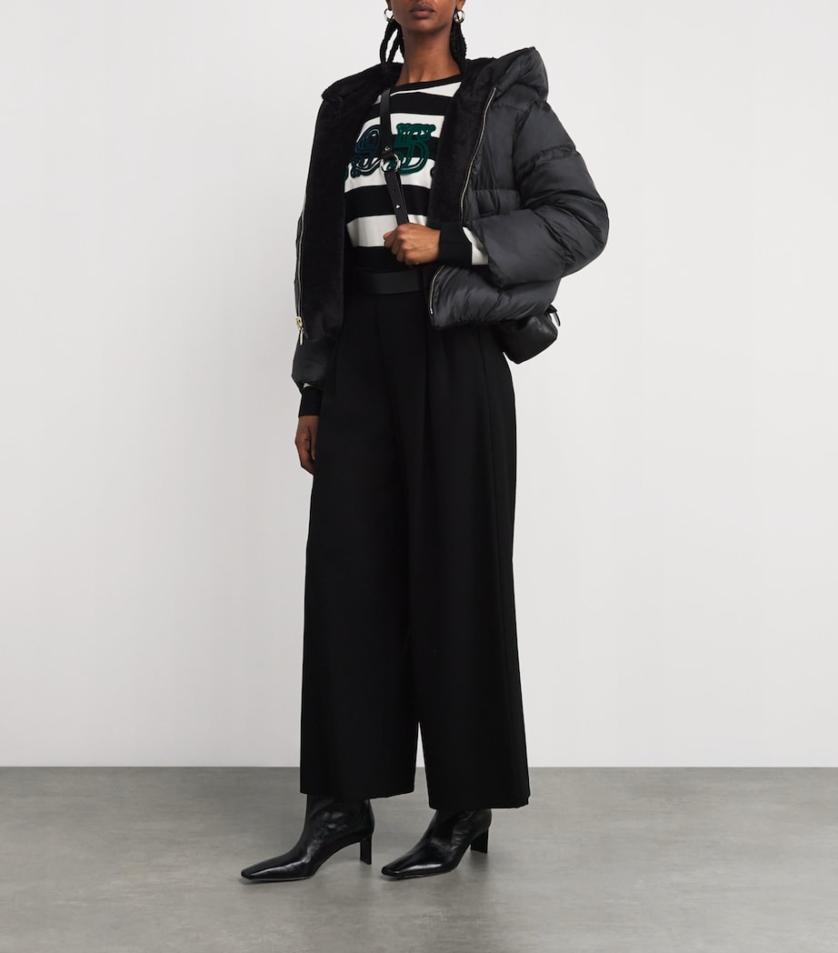 Reversible Quilted Jacket BLACK Image 2