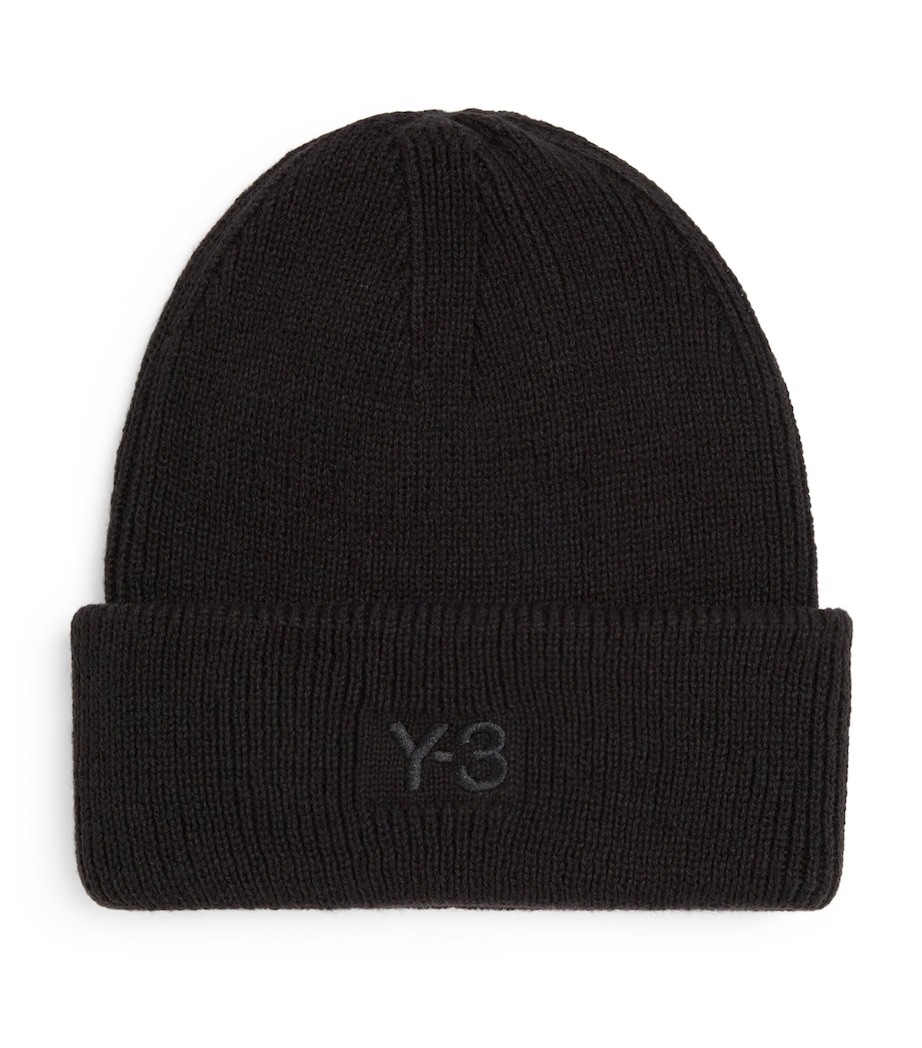 x Y-3 KURO Knitted Beanie BLACK Image 1