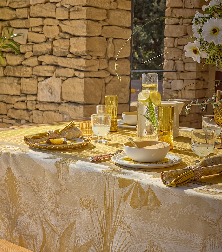 Cotton Sinharaja Tablecloth (175cm x 320cm) YELLOW Image 2