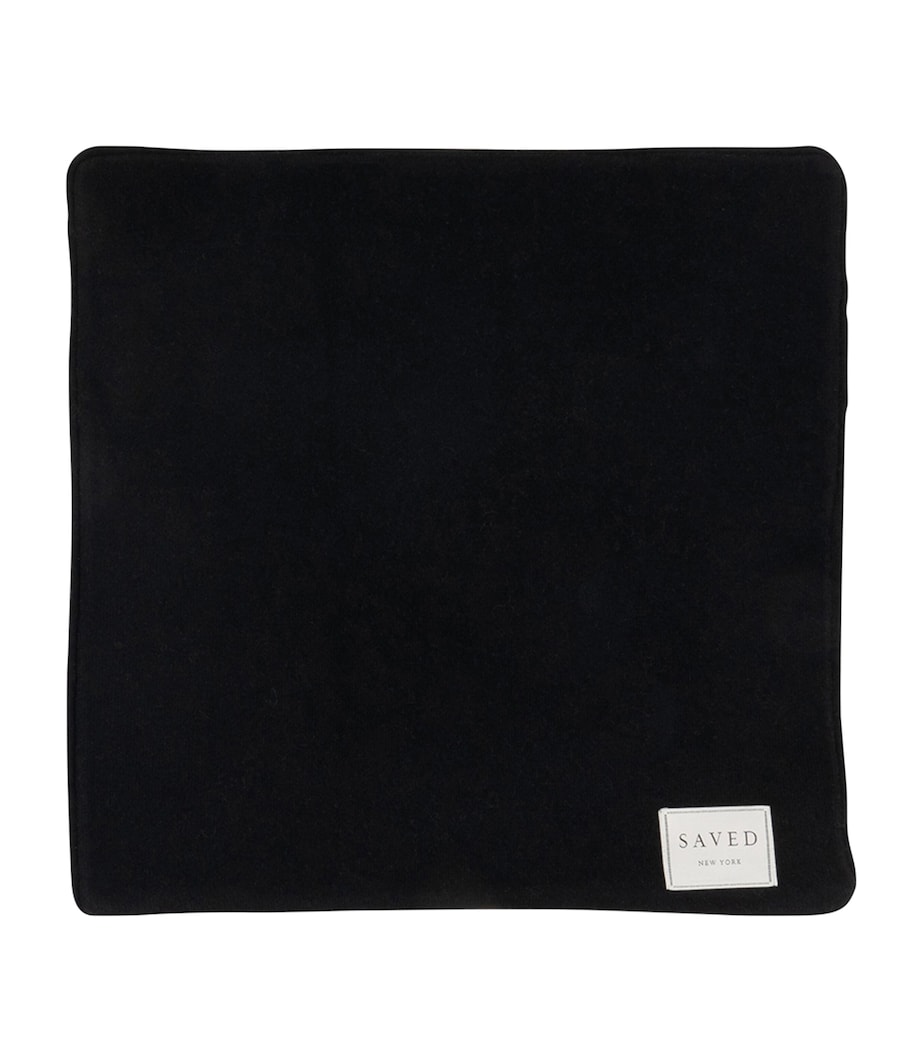 SAVED NY x Damien Nicolas Roux Roses Cushion (50cm x 50cm) Black/red Image 2